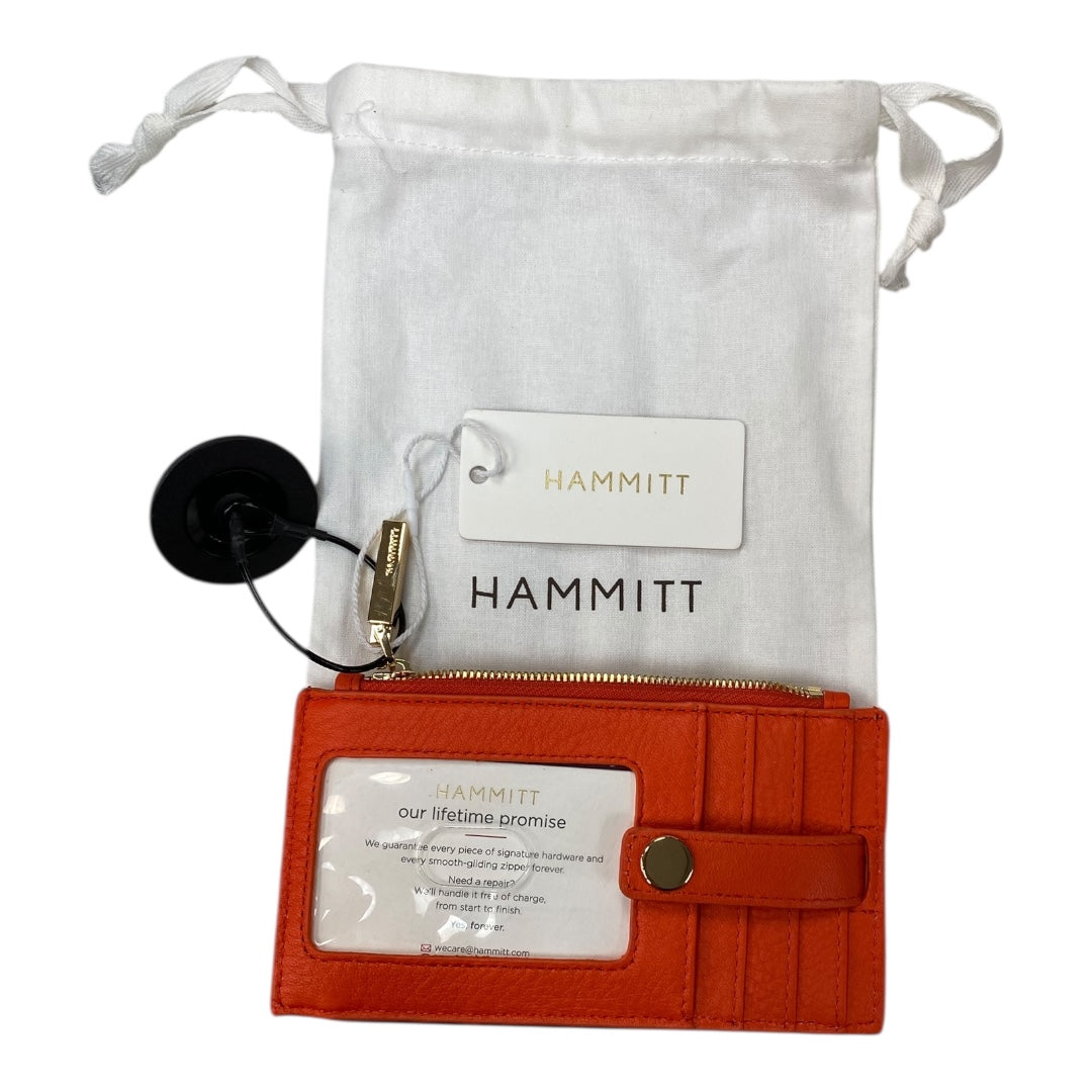 Wallet Designer By Hammitt In Orange, Size:Small