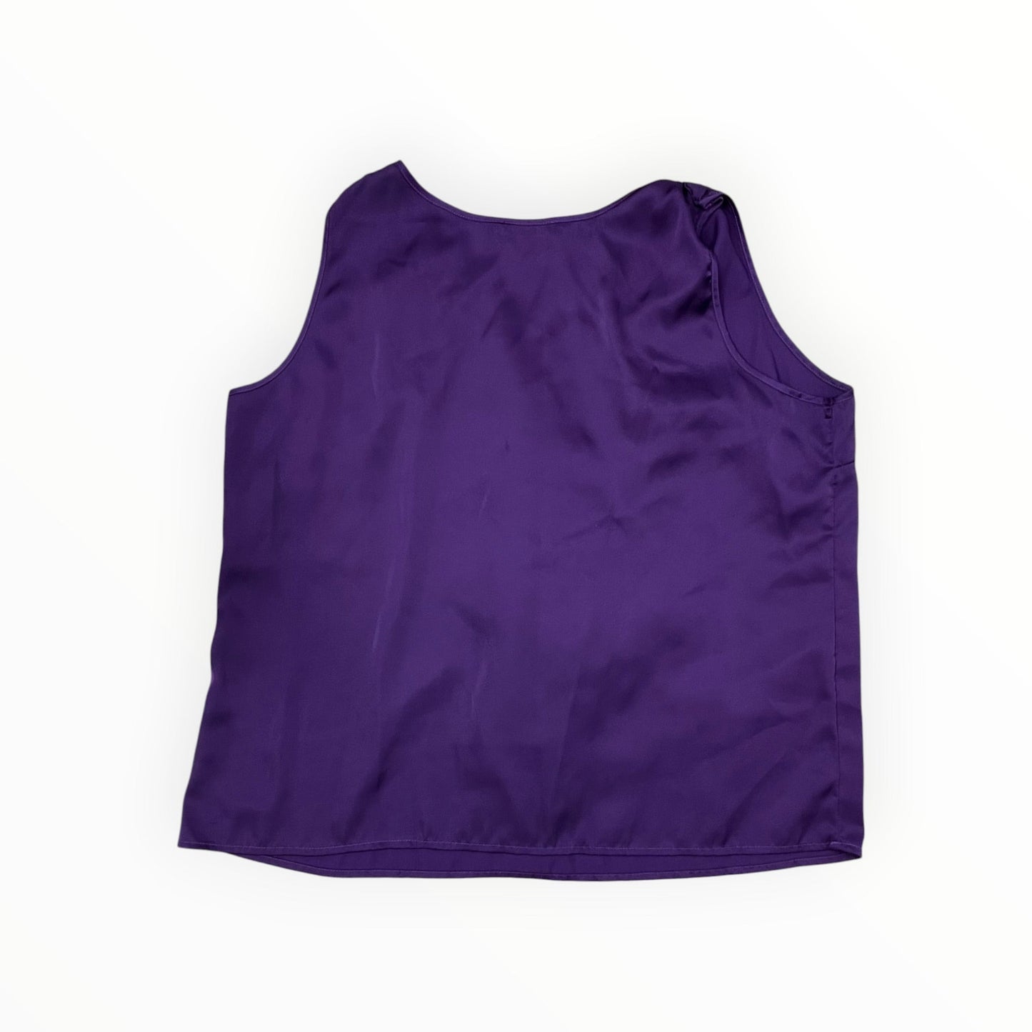 Top Sleeveless By Zeagoo In Purple, Size:2X