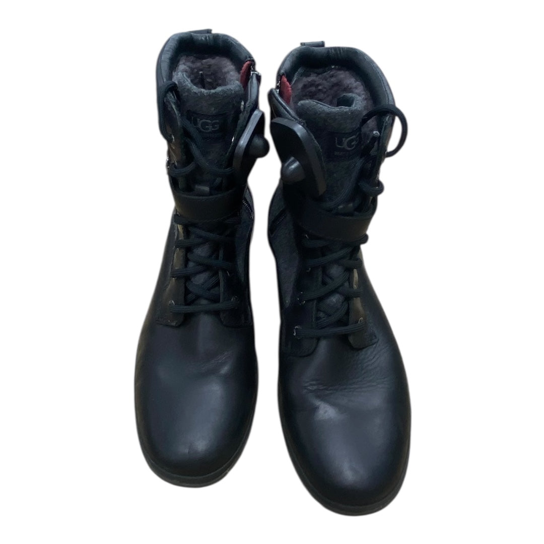 Boots Designer By Ugg In Black & Grey, Size:9
