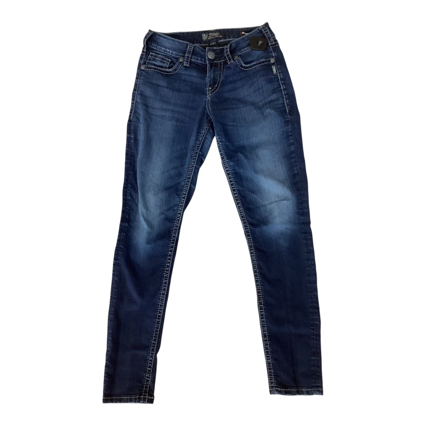 Jeans Skinny By Silver In Blue, Size:4