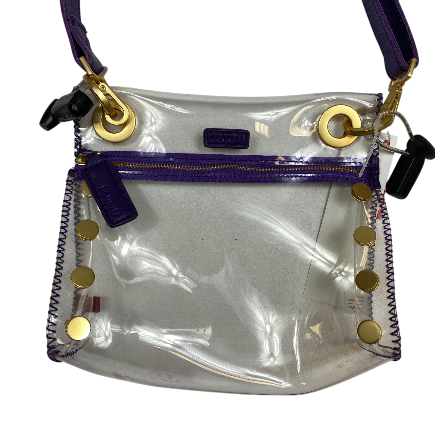 Crossbody Designer By Hammitt In Purple, Size:Small