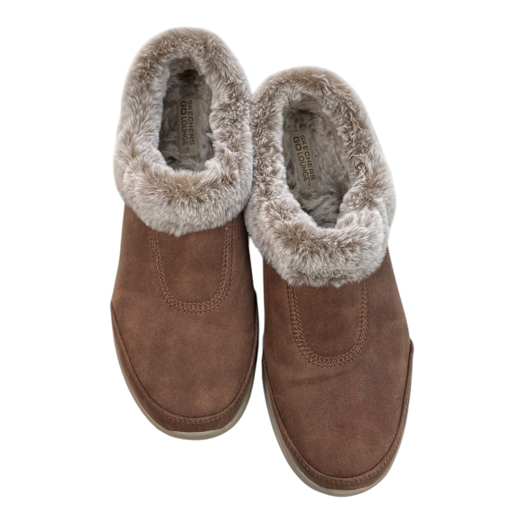 Shoes Flats By Skechers In Brown, Size:9.5