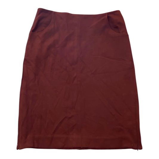 Skirt Midi By Cabi In Maroon, Size:2