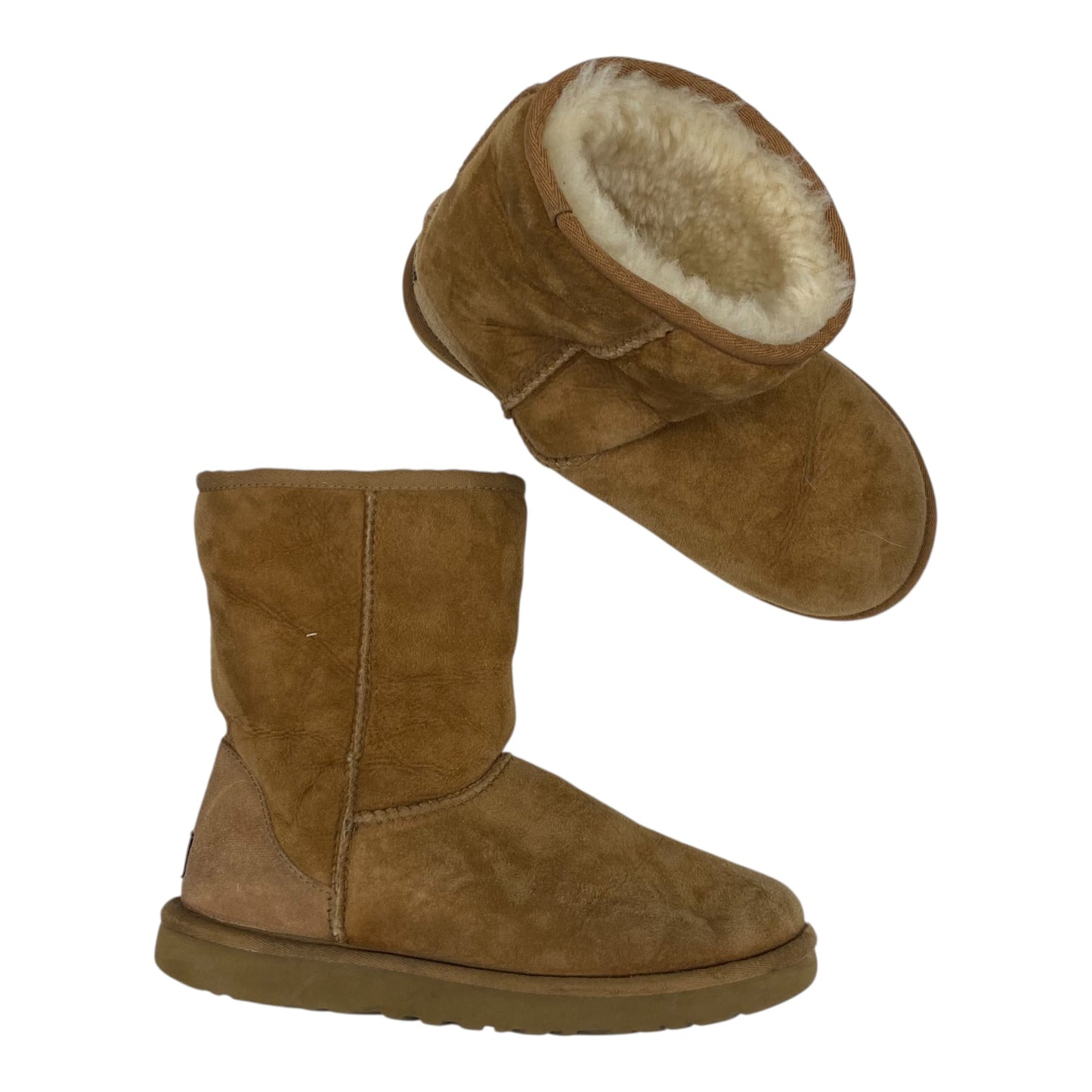 Boots Designer By Ugg In Brown, Size:7