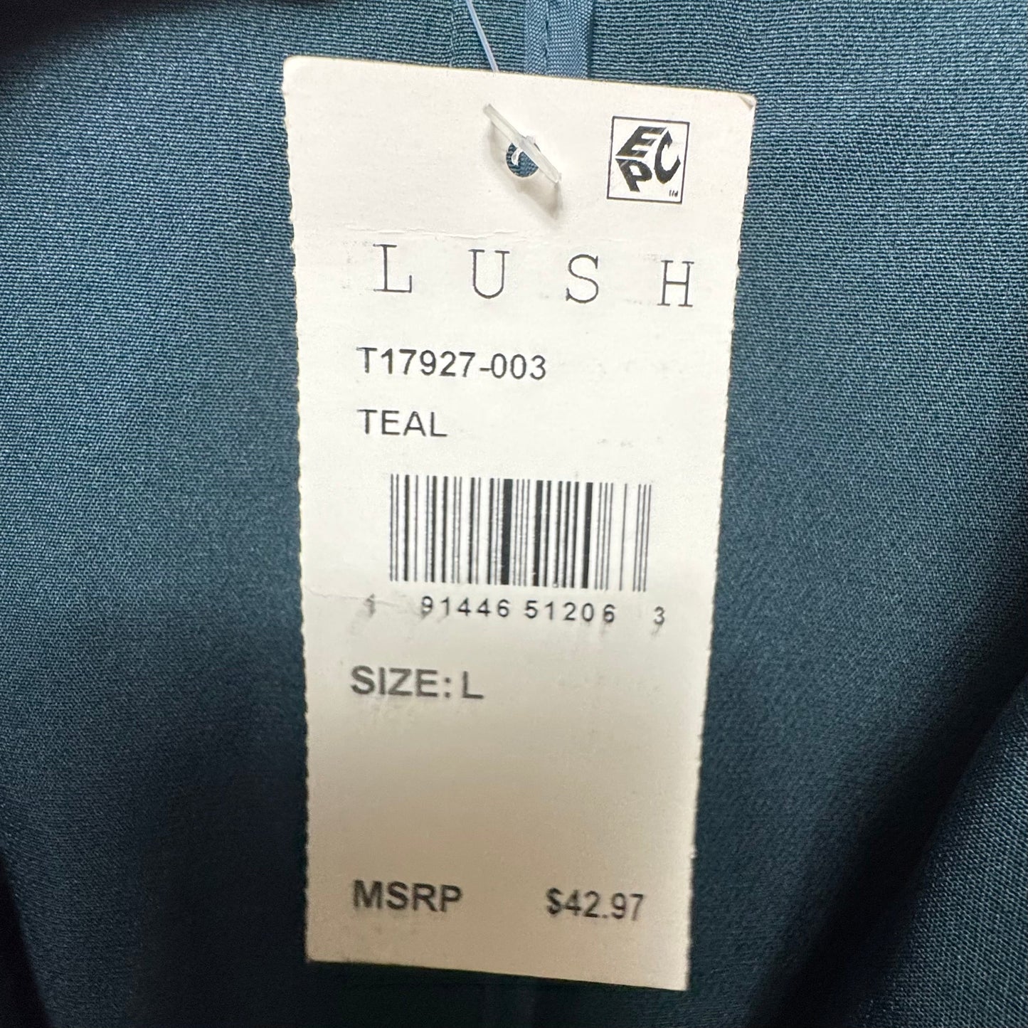 Blazer By Lush In Teal, Size: L
