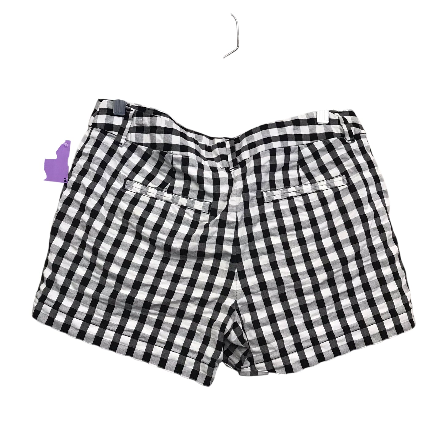 Shorts By Loft In Checkered Pattern, Size:6