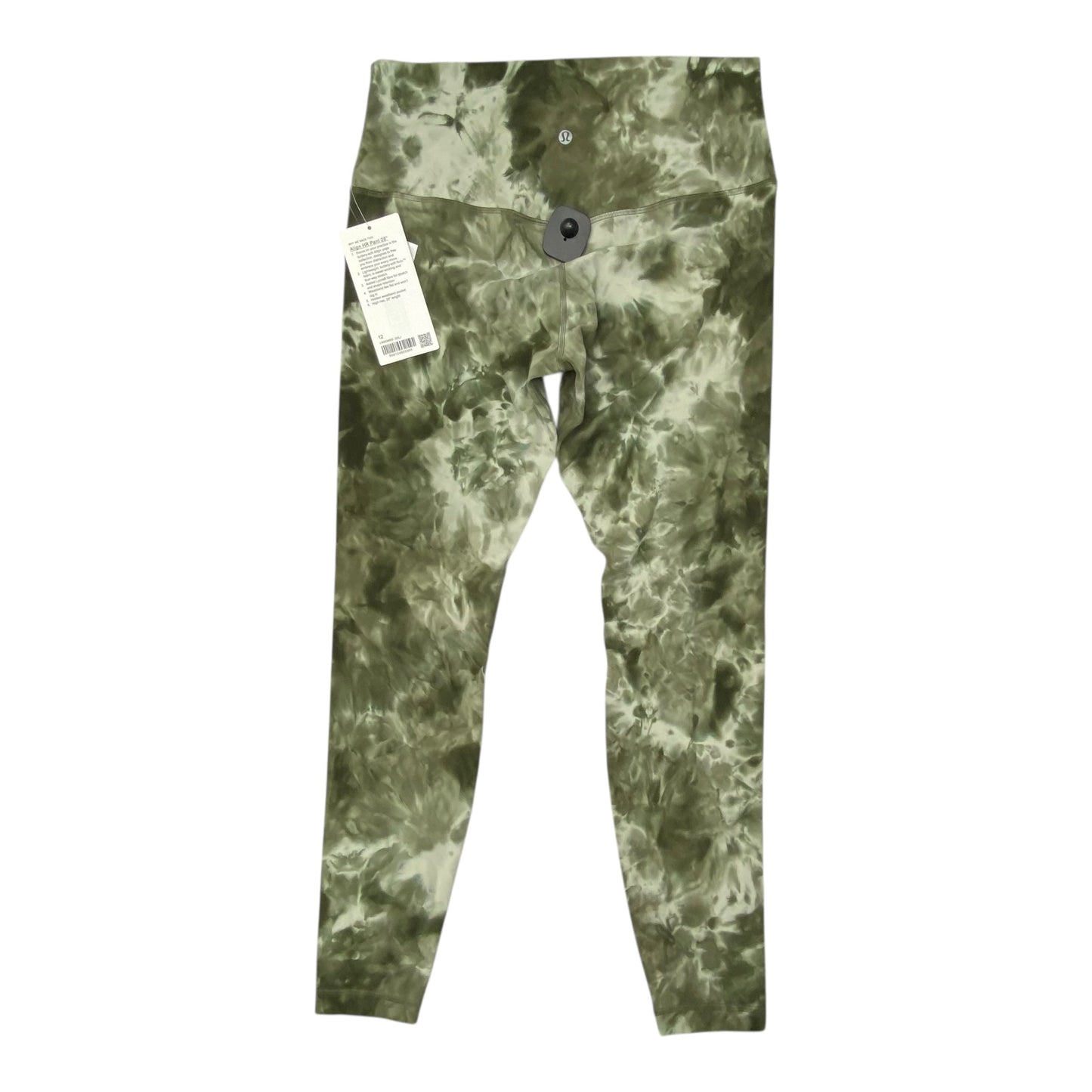 Athletic Leggings By Lululemon In Camouflage Print, Size:12