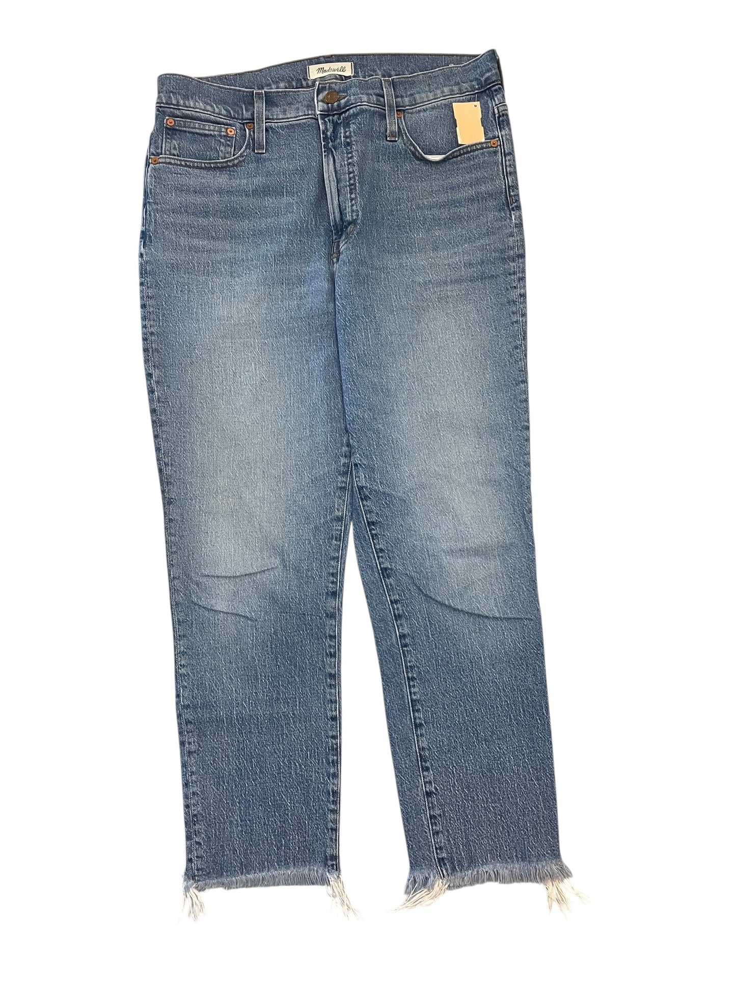 Jeans Straight By Madewell In Blue Denim, Size:14