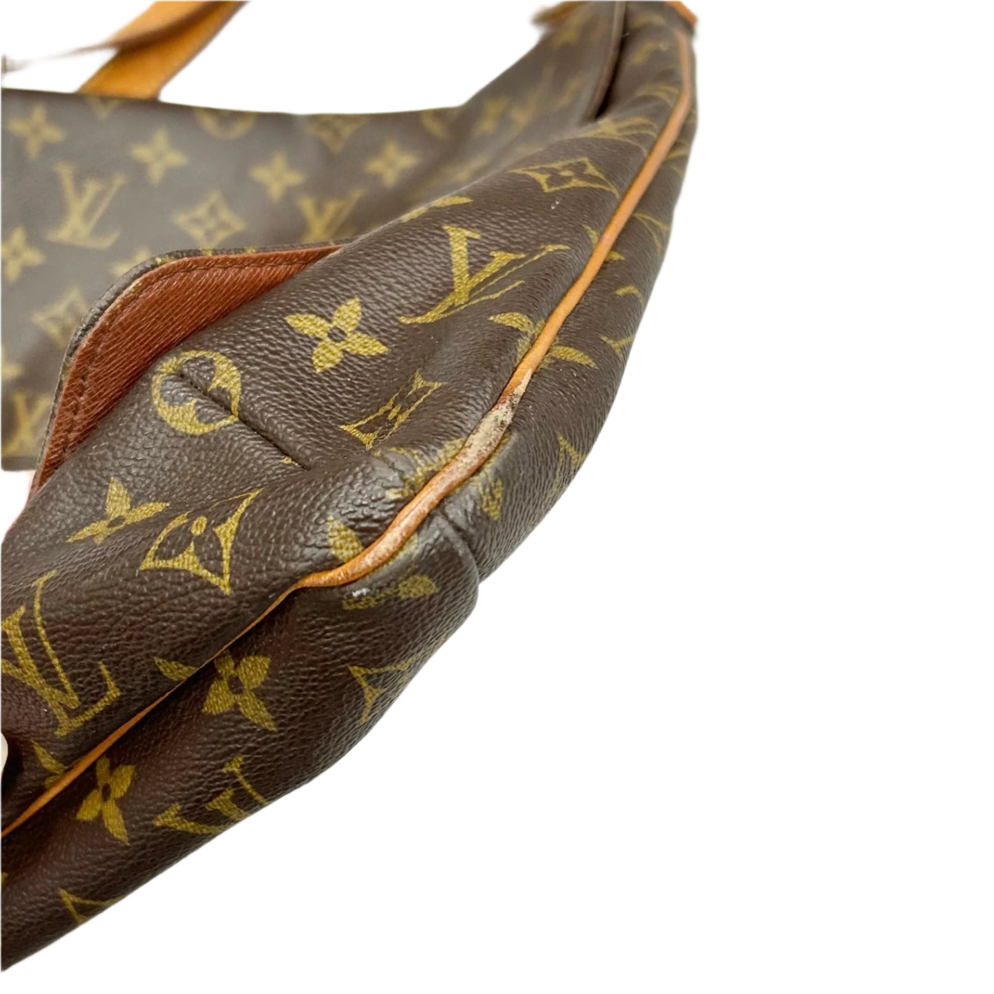 Crossbody Luxury Designer by Louis Vuitton In Brown & Cream, Size: Large
