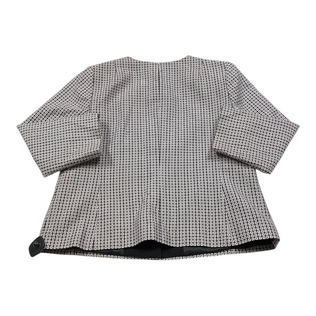 Blazer By Talbots In Black & White, Size:14