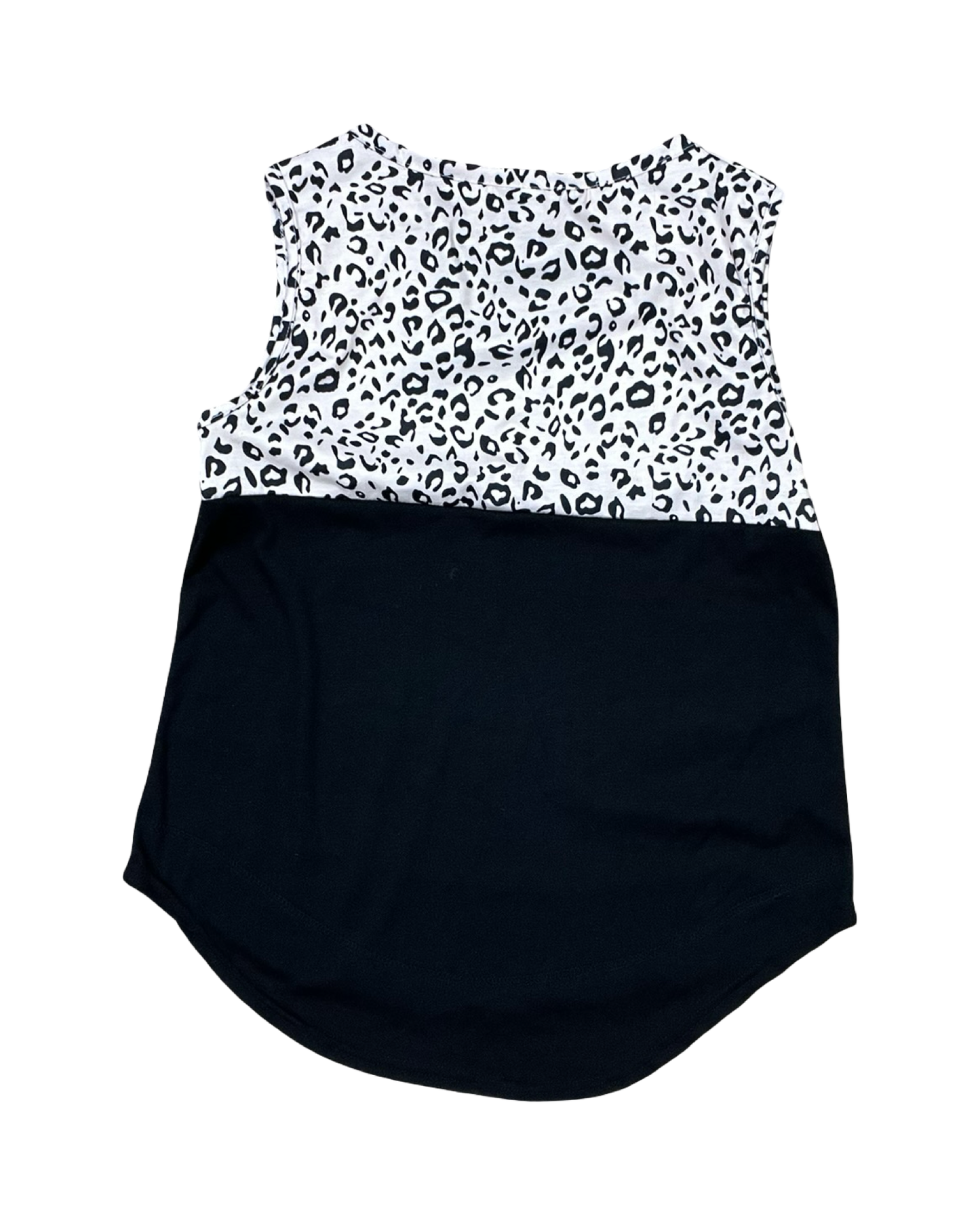 Top Sleeveless By Clothes Mentor In Black & Cream, Size:M