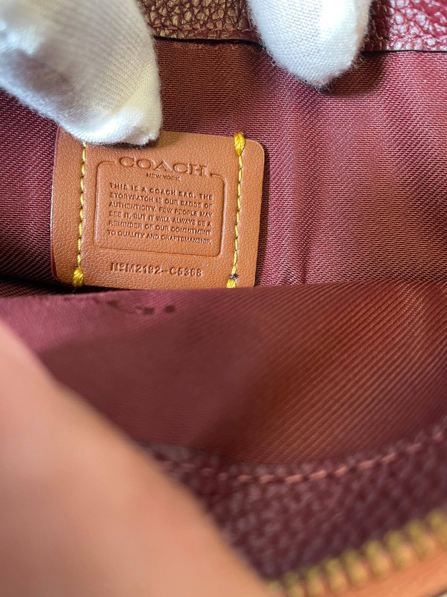 Crossbody Designer By Coach, Size: Small
