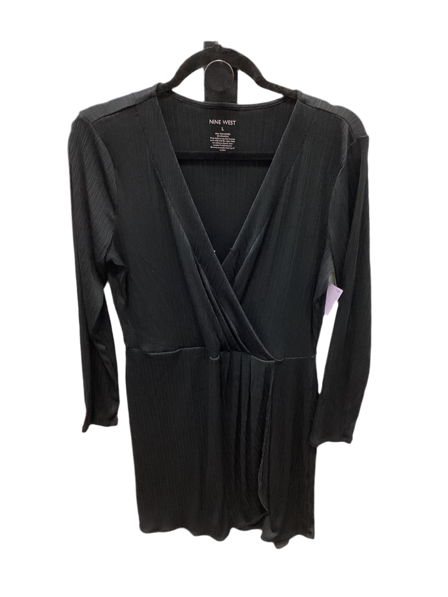 Dress Casual Midi By Nine West In Black, Size:L