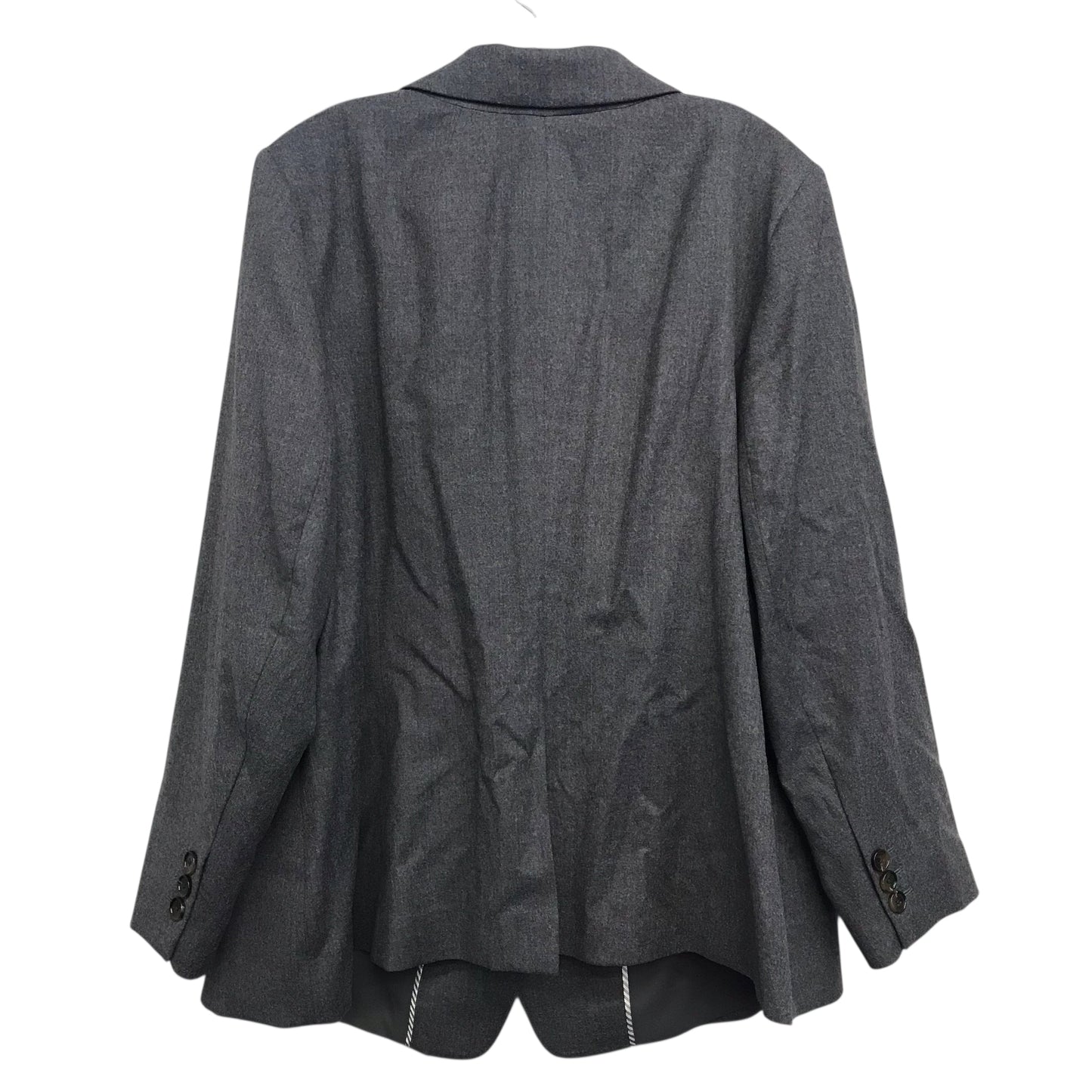 Blazer By Talbots In Grey, Size:1X