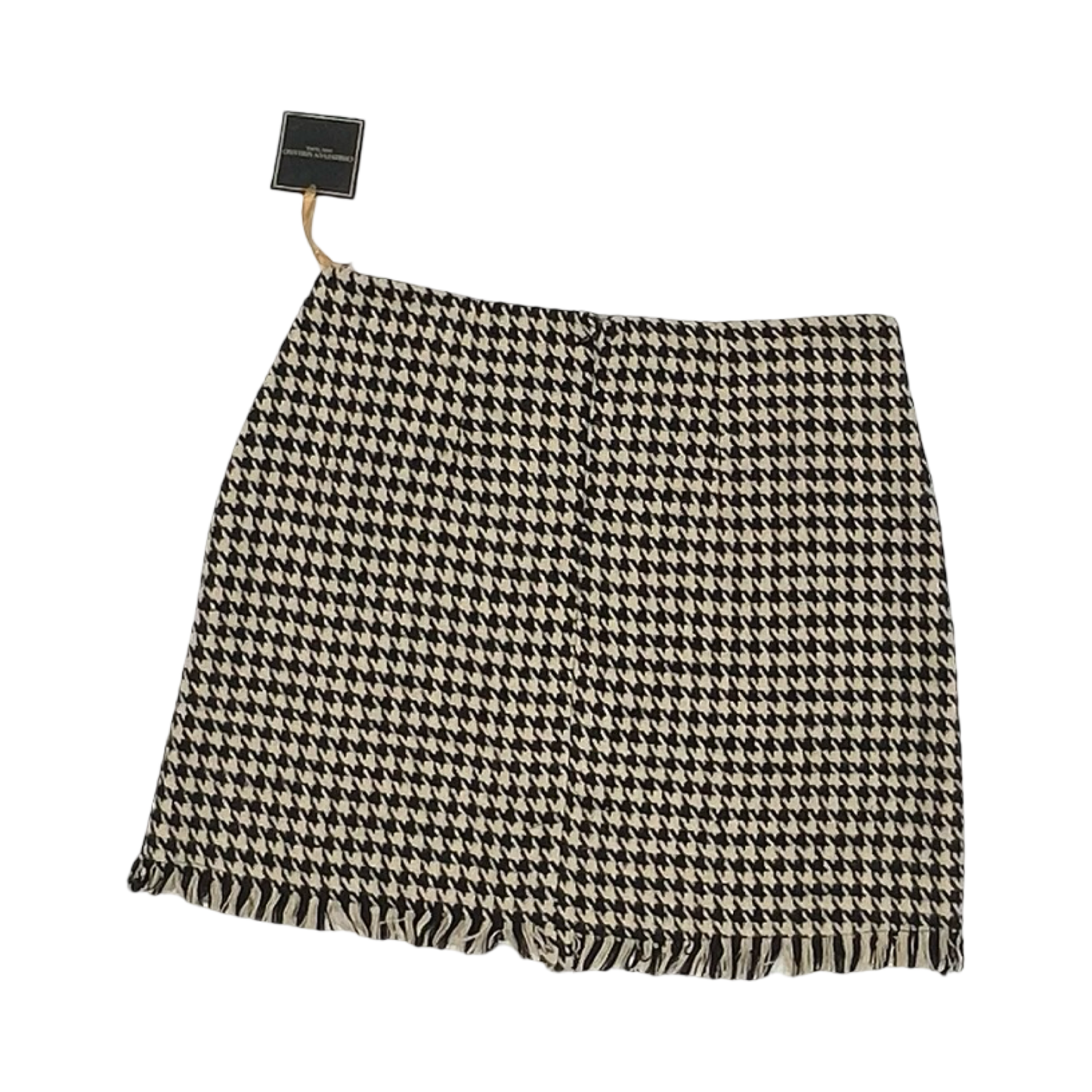 Skirt Mini & Short By Christian Siriano In Black & Brown, Size:L