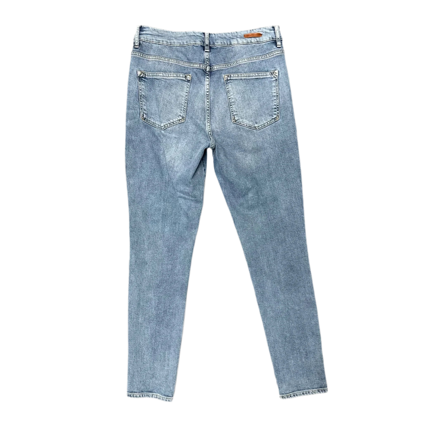 Jeans Straight By Pilcro In Blue Denim, Size: 10