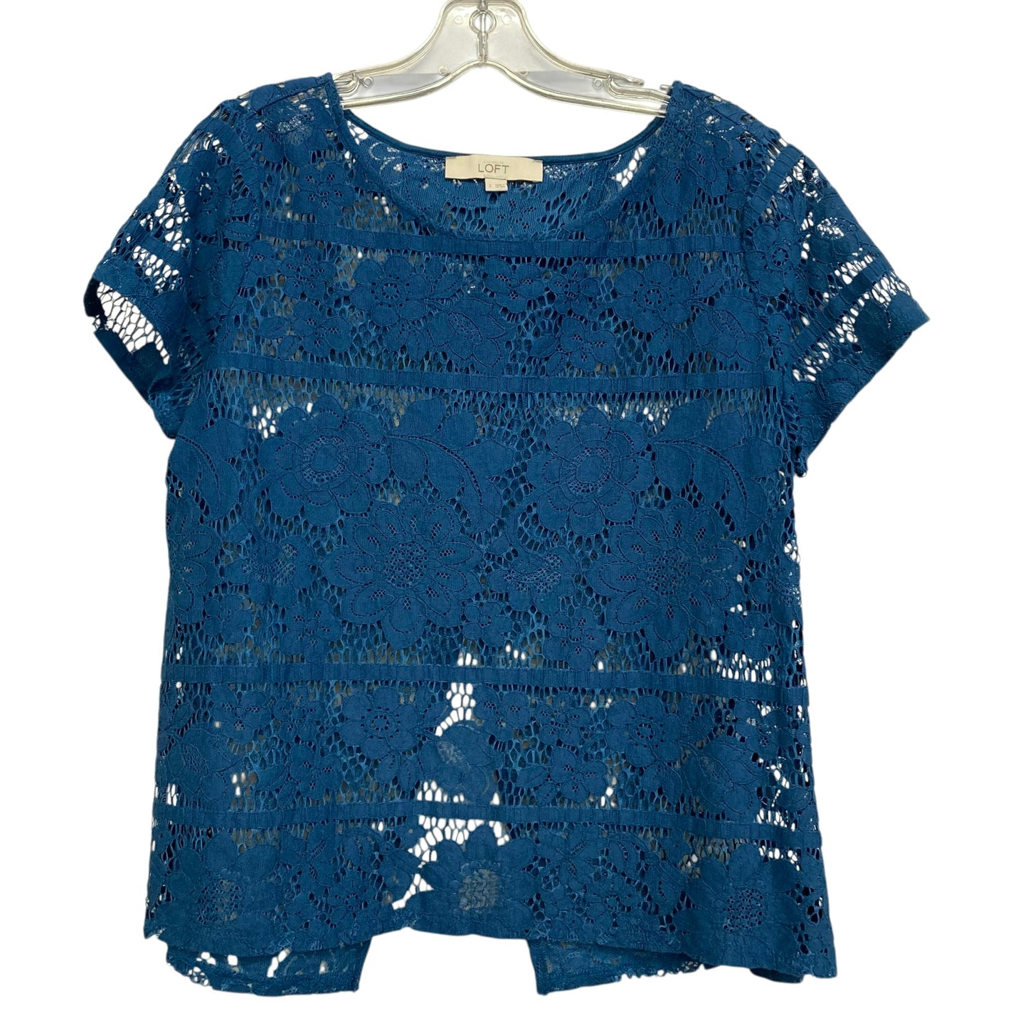 Top Ss By Loft In Blue, Size:S