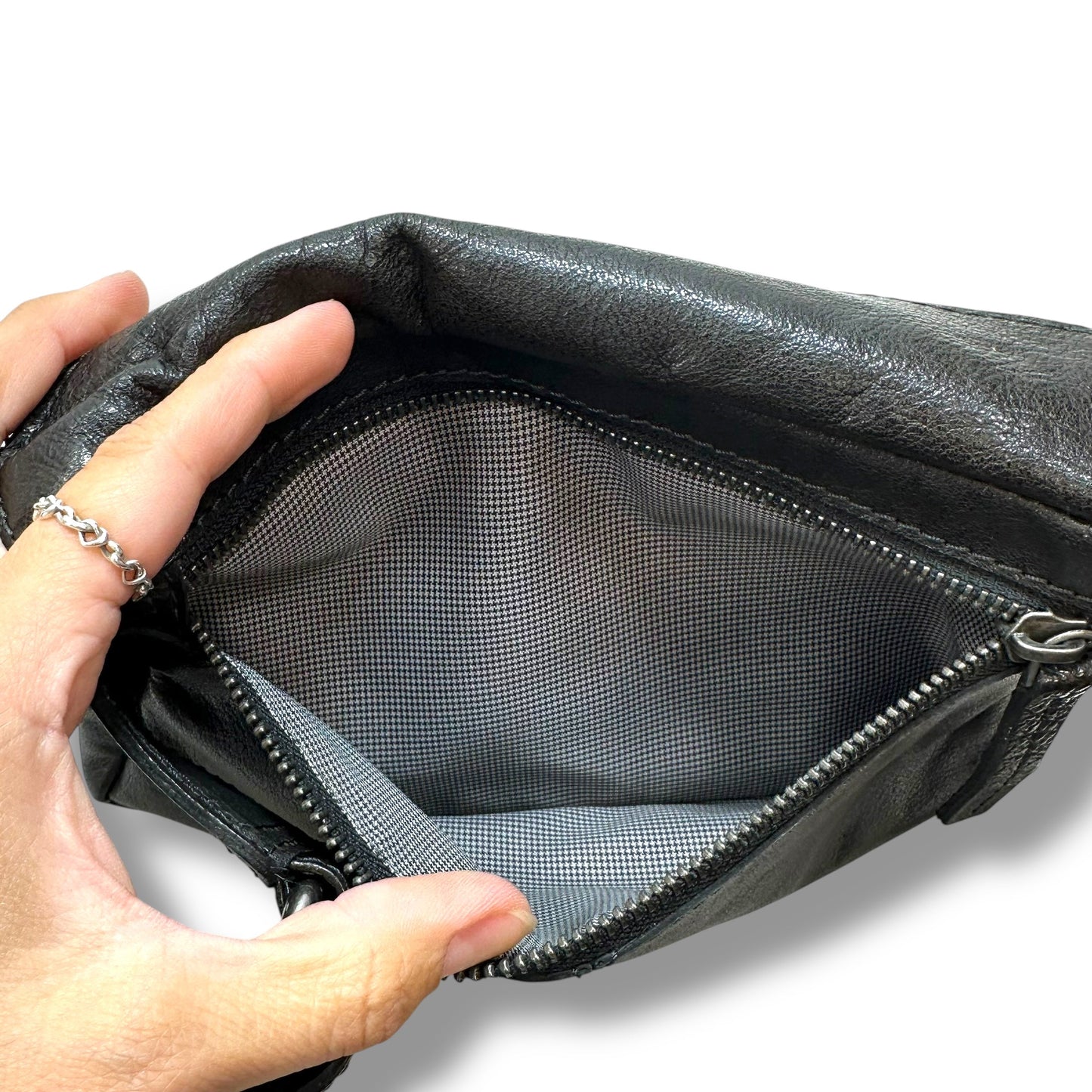 Leather Belt Bag By SPIKES & SPARROW, Size: Small