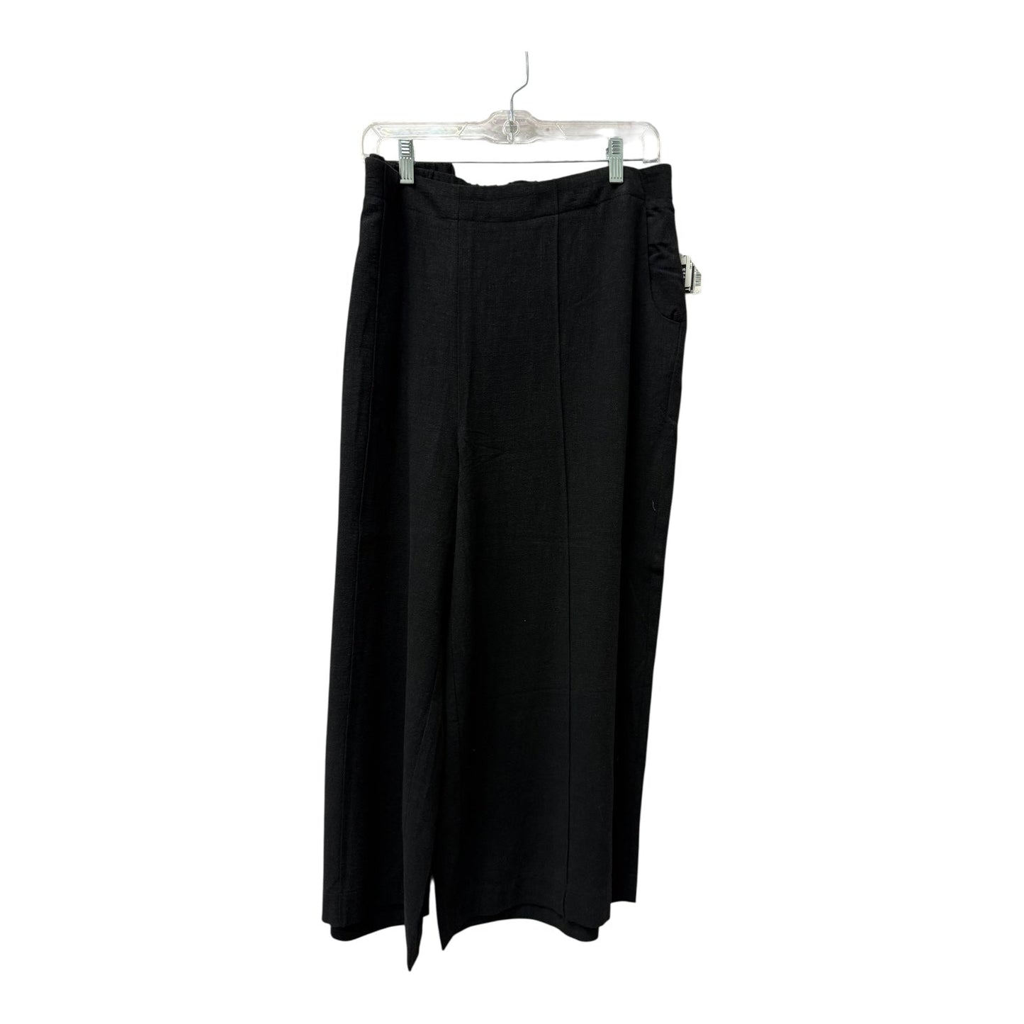 Pants Wide Leg By Simply Vera In Black, Size:18