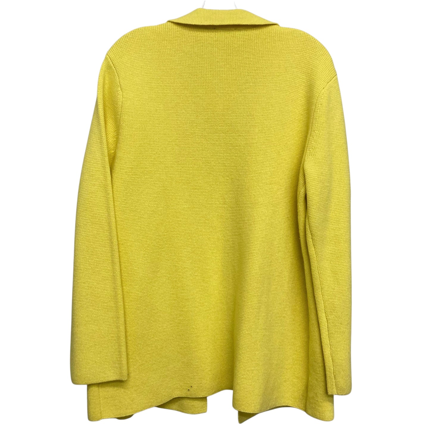 Sweater Cardigan By Talbots In Yellow, Size:S
