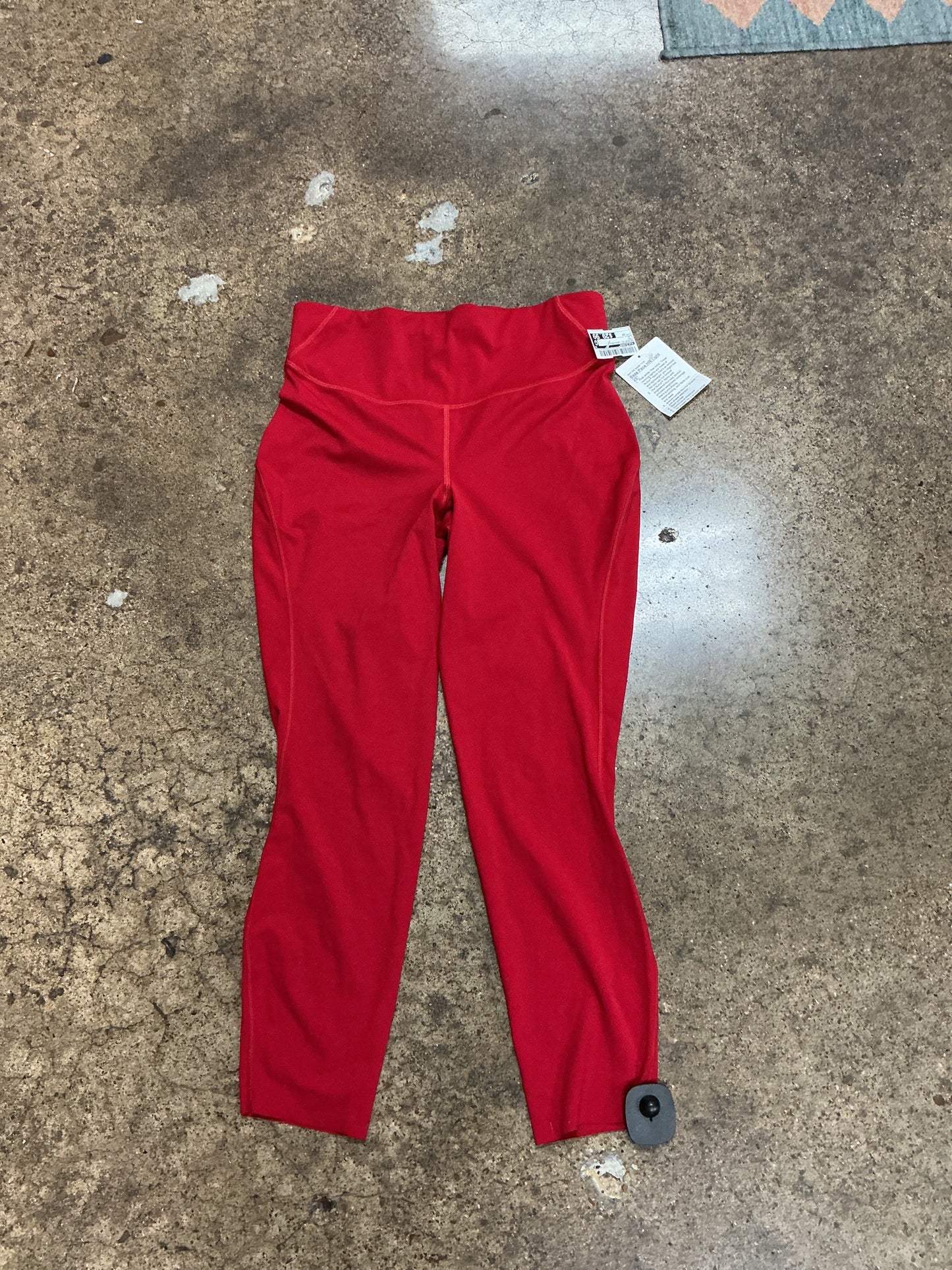 Athletic Leggings By Lululemon In Red, Size:10