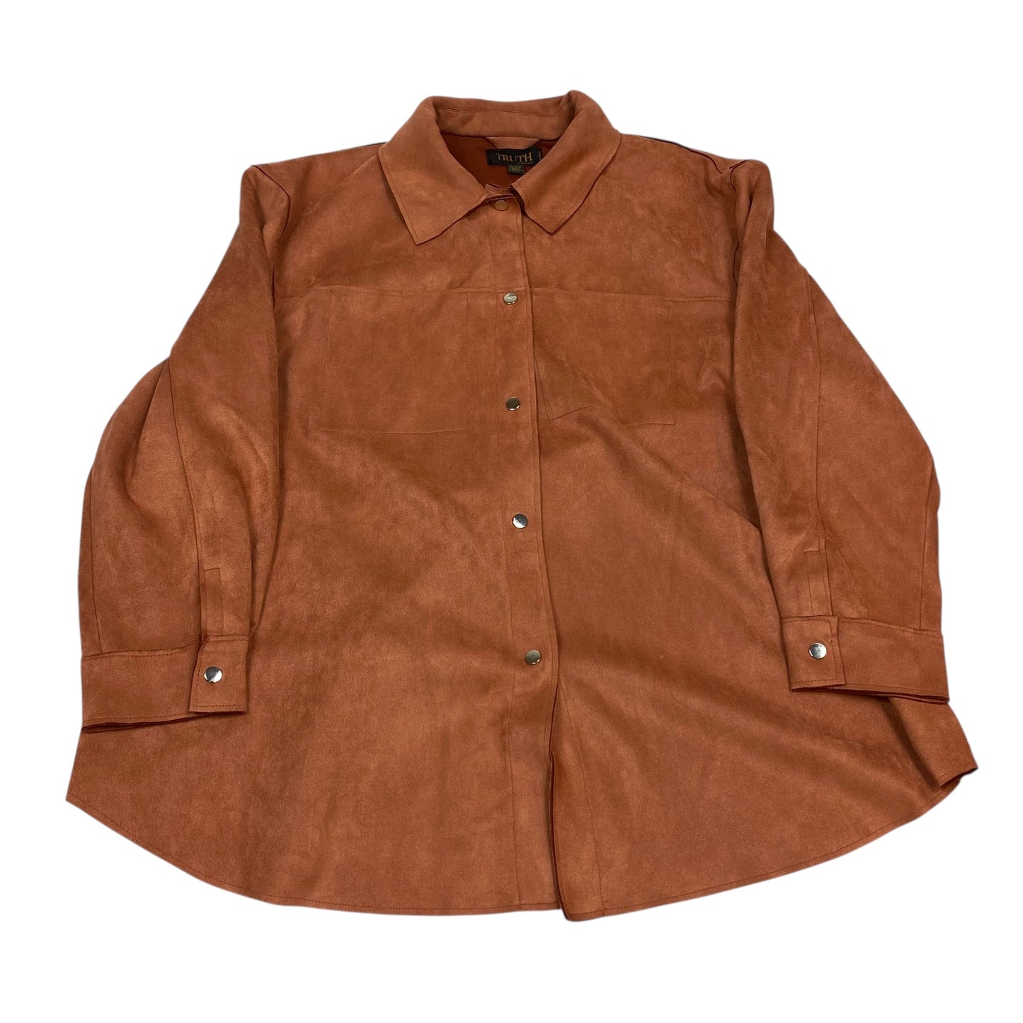 Top Ls By Truth In Orange, Size:2X