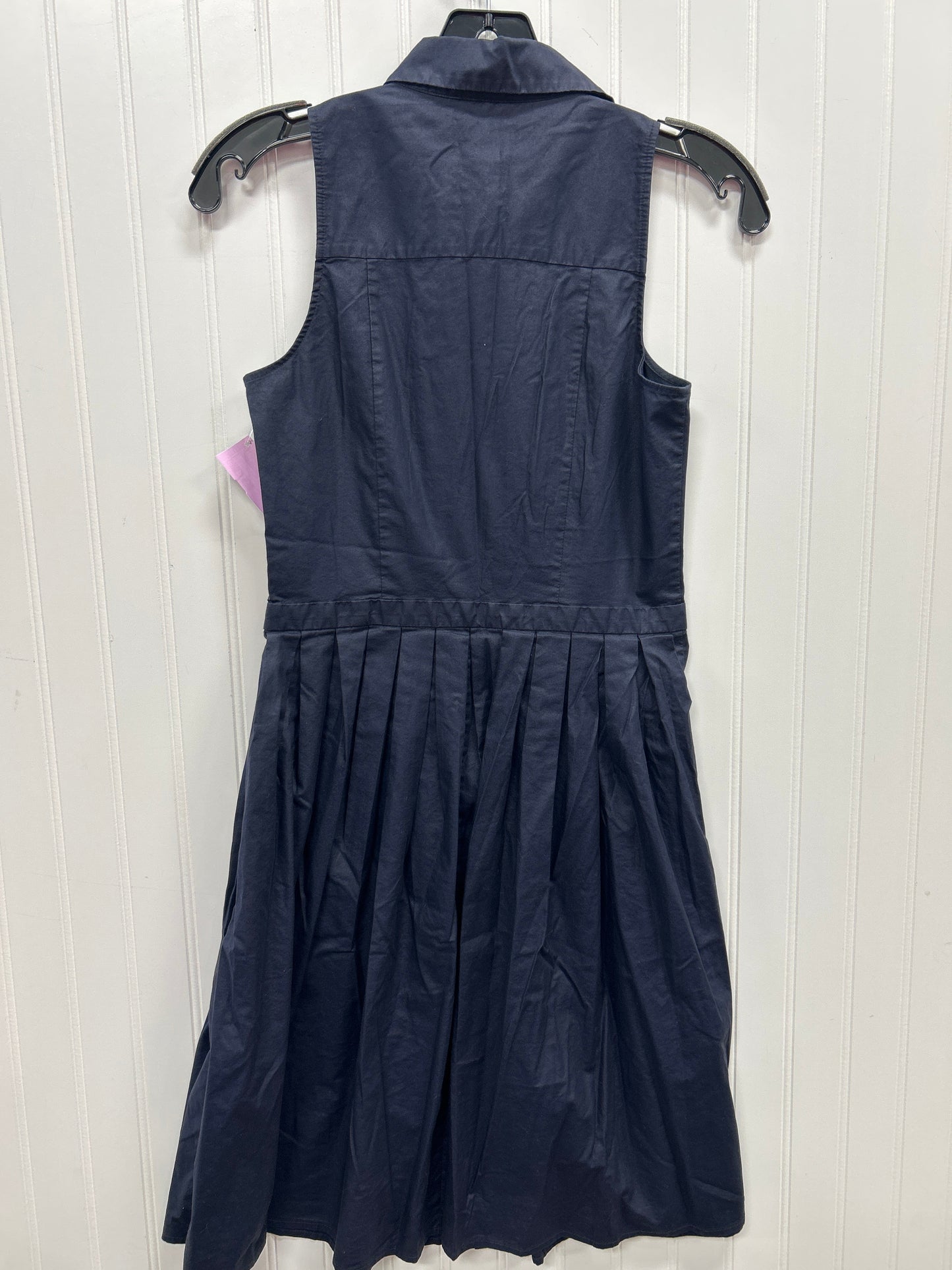 Dress Casual Midi By Ann Taylor In Navy, Size:0