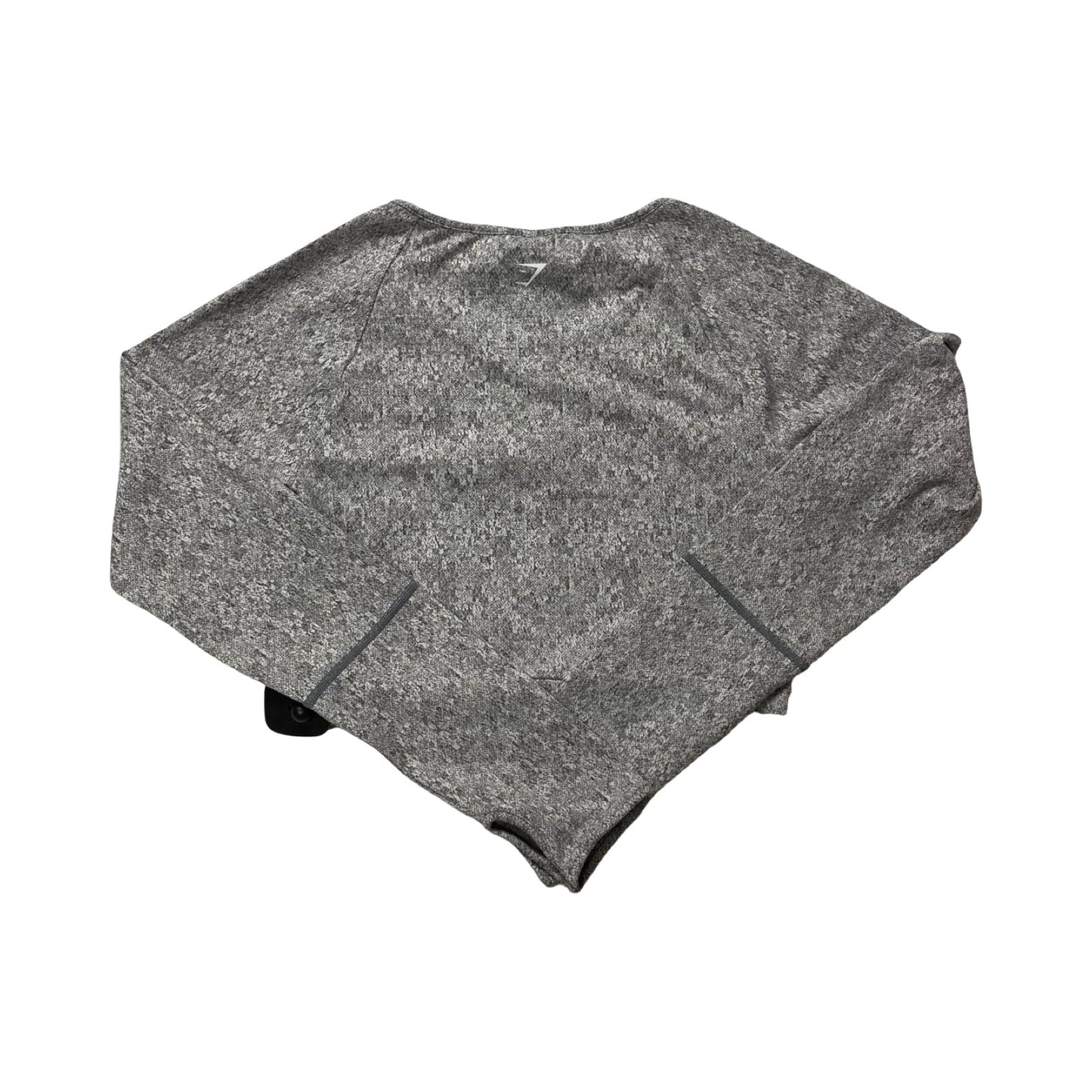 Athletic Top Ls Crewneck By Gym Shark In Grey, Size:M