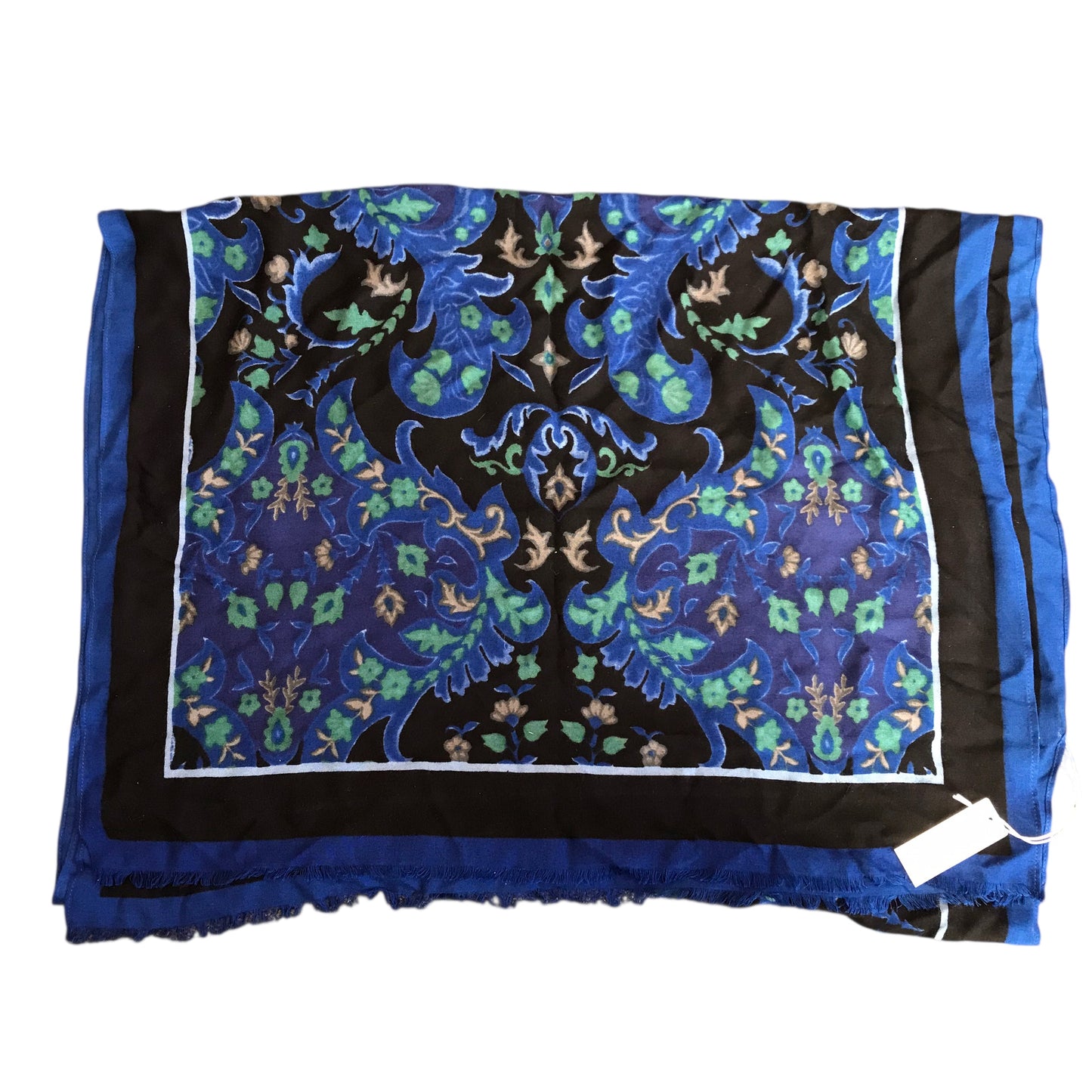 Scarf Long By Chicos In Blue & Green