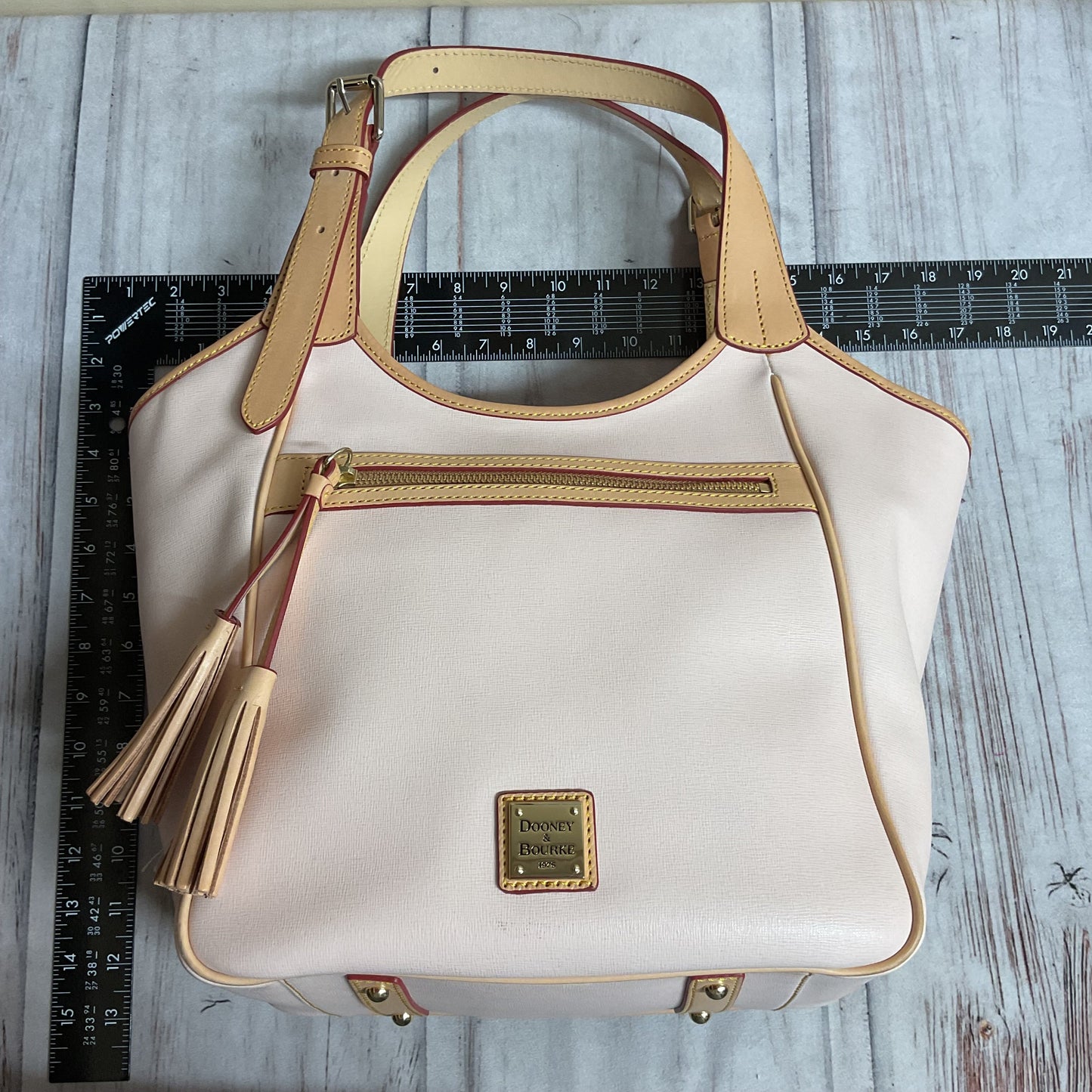 Handbag Designer By Dooney And Bourke In Pink, Size:Large