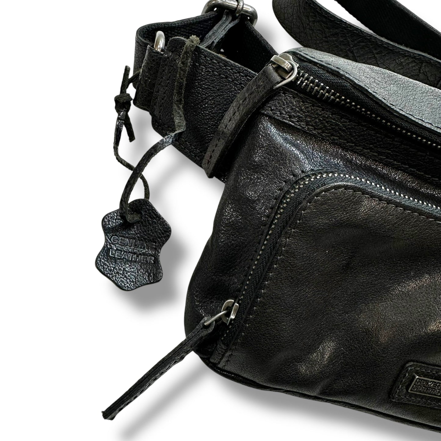Leather Belt Bag By SPIKES & SPARROW, Size: Small
