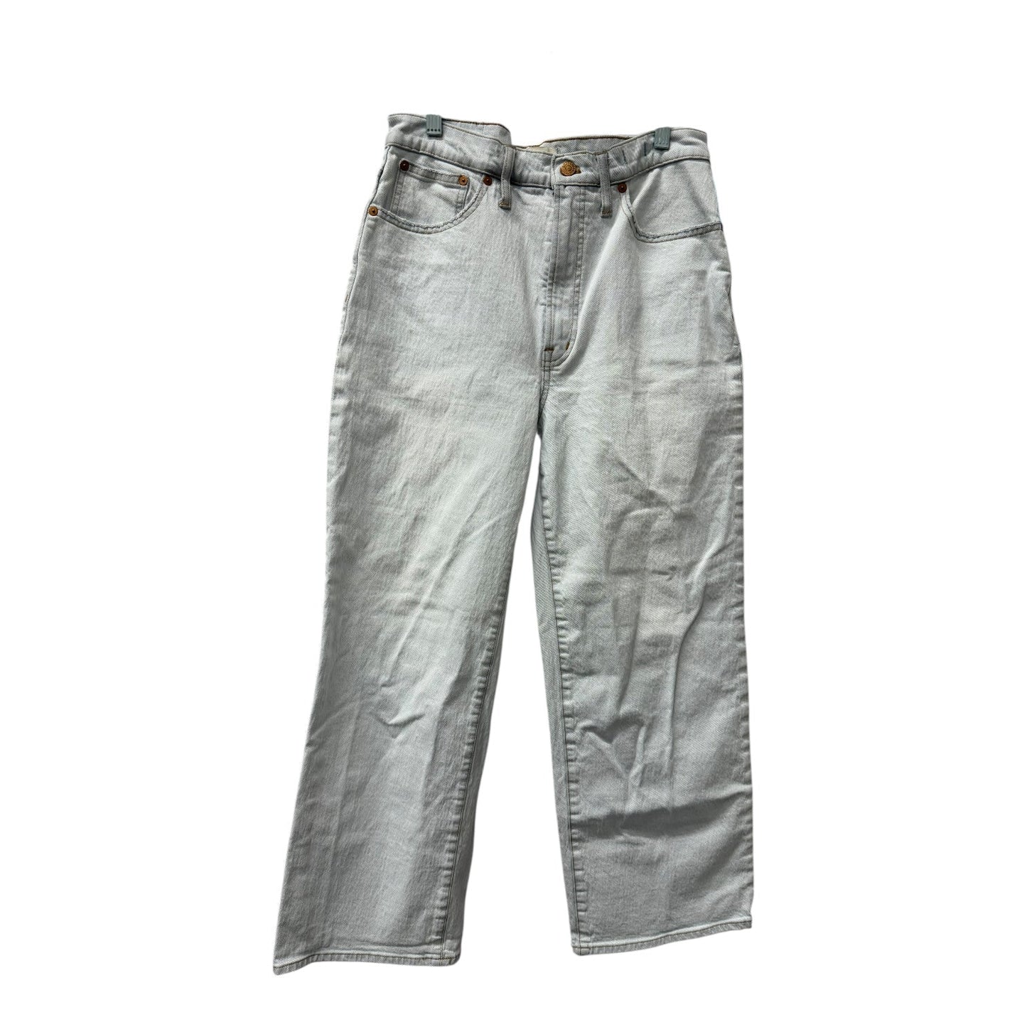 Jeans Wide Leg By Madewell In Blue, Size:8