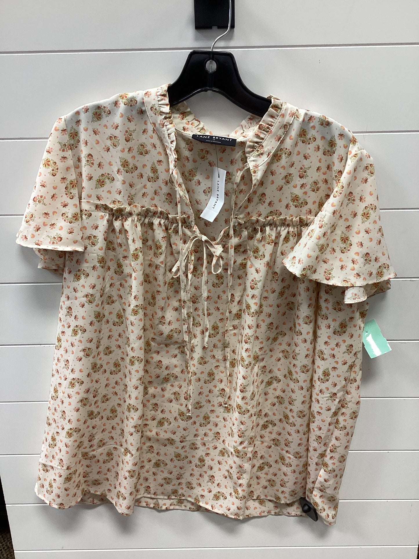 Top Ss By Lane Bryant In Floral Print, Size:18