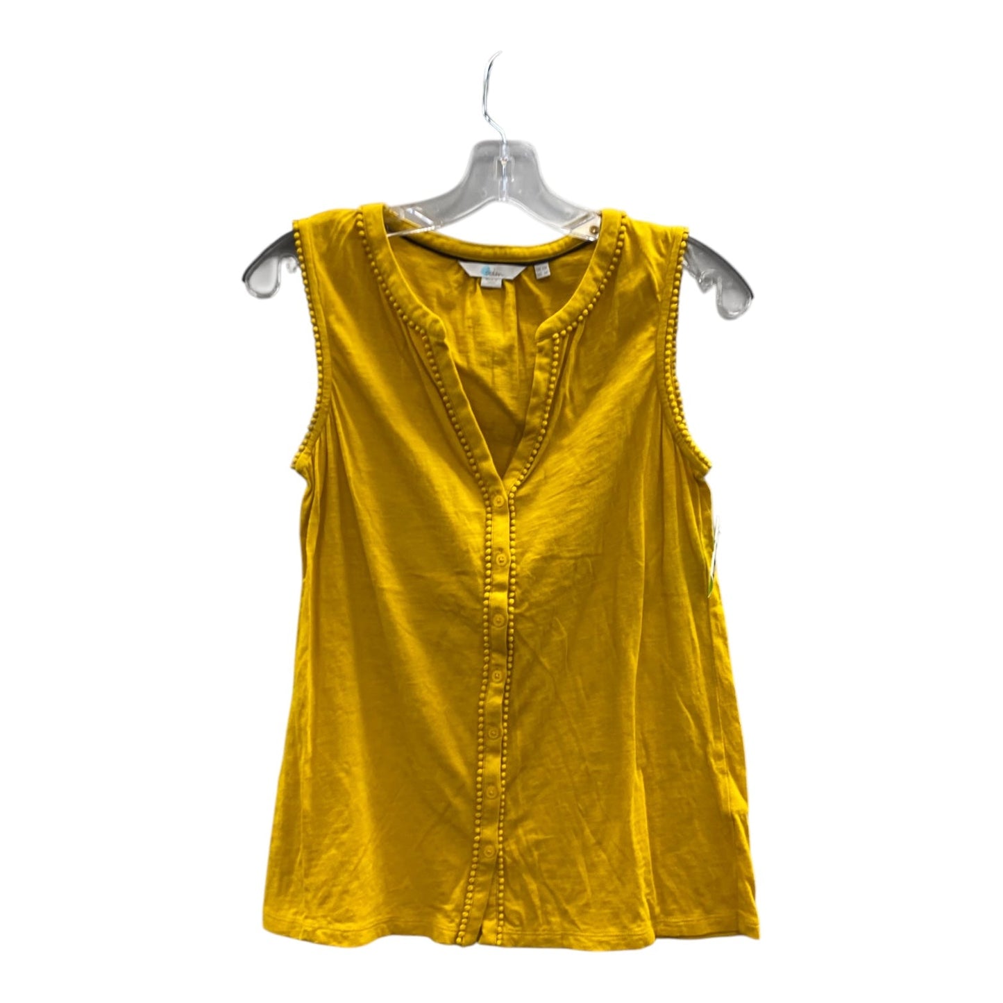 Top Sleeveless By Boden In Gold, Size:S