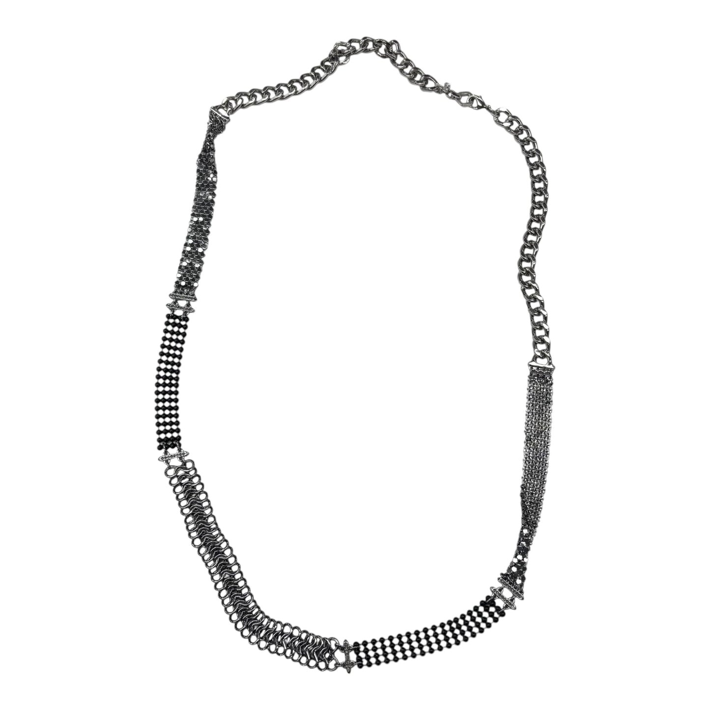 NECKLACE OTHER by CLOTHES MENTOR In BLACK & SILVER