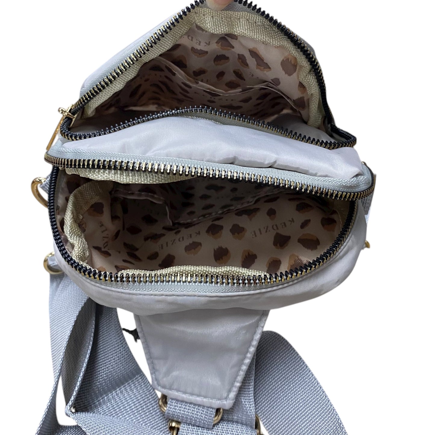 Handbag By Kedzie In Grey, Size:Small