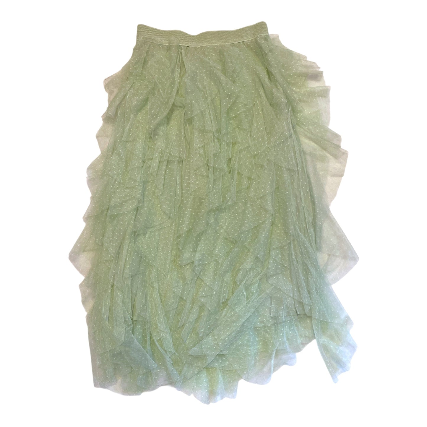 Skirt Maxi By Anthropologie In Green, Size:Xs