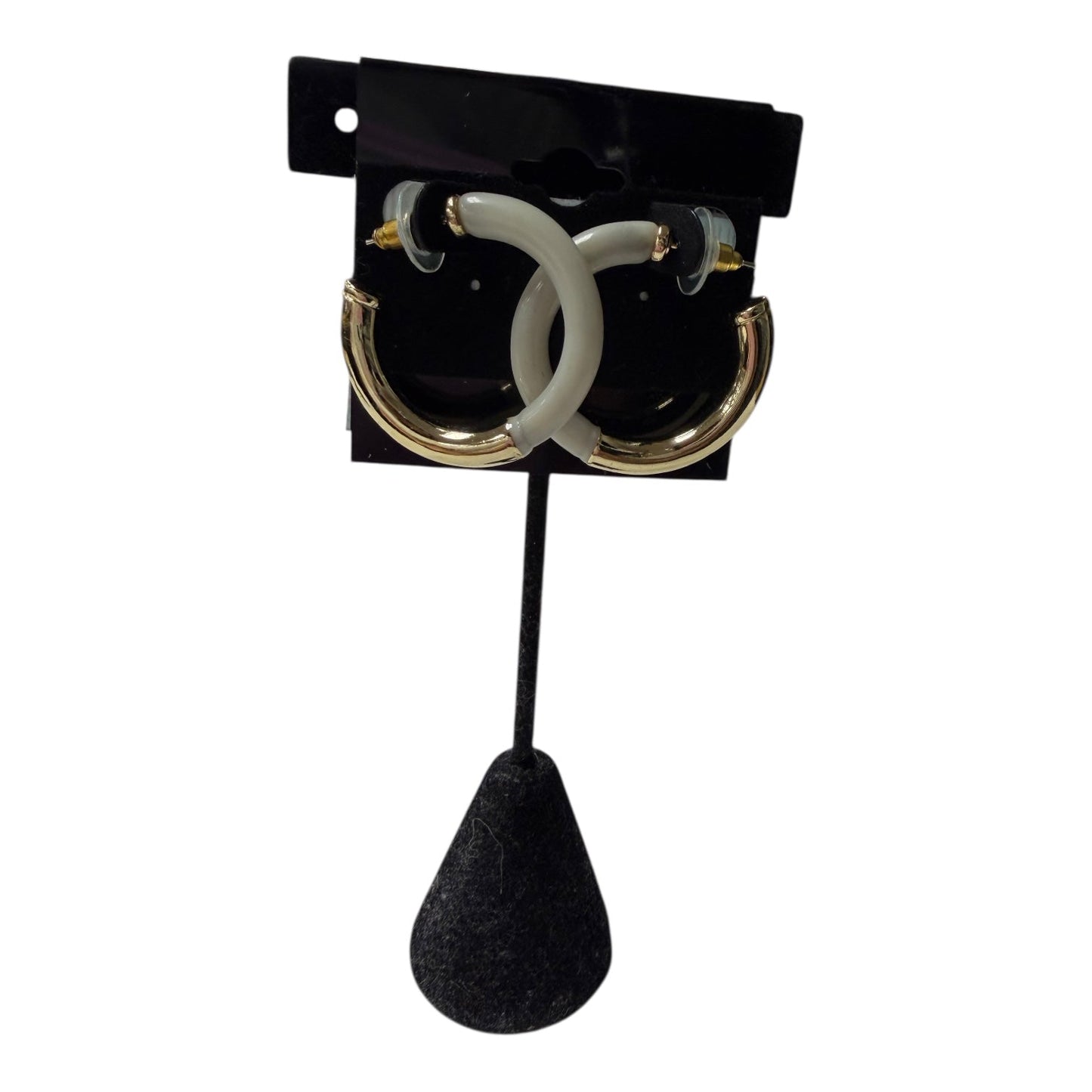 Earrings Hoop In Grey