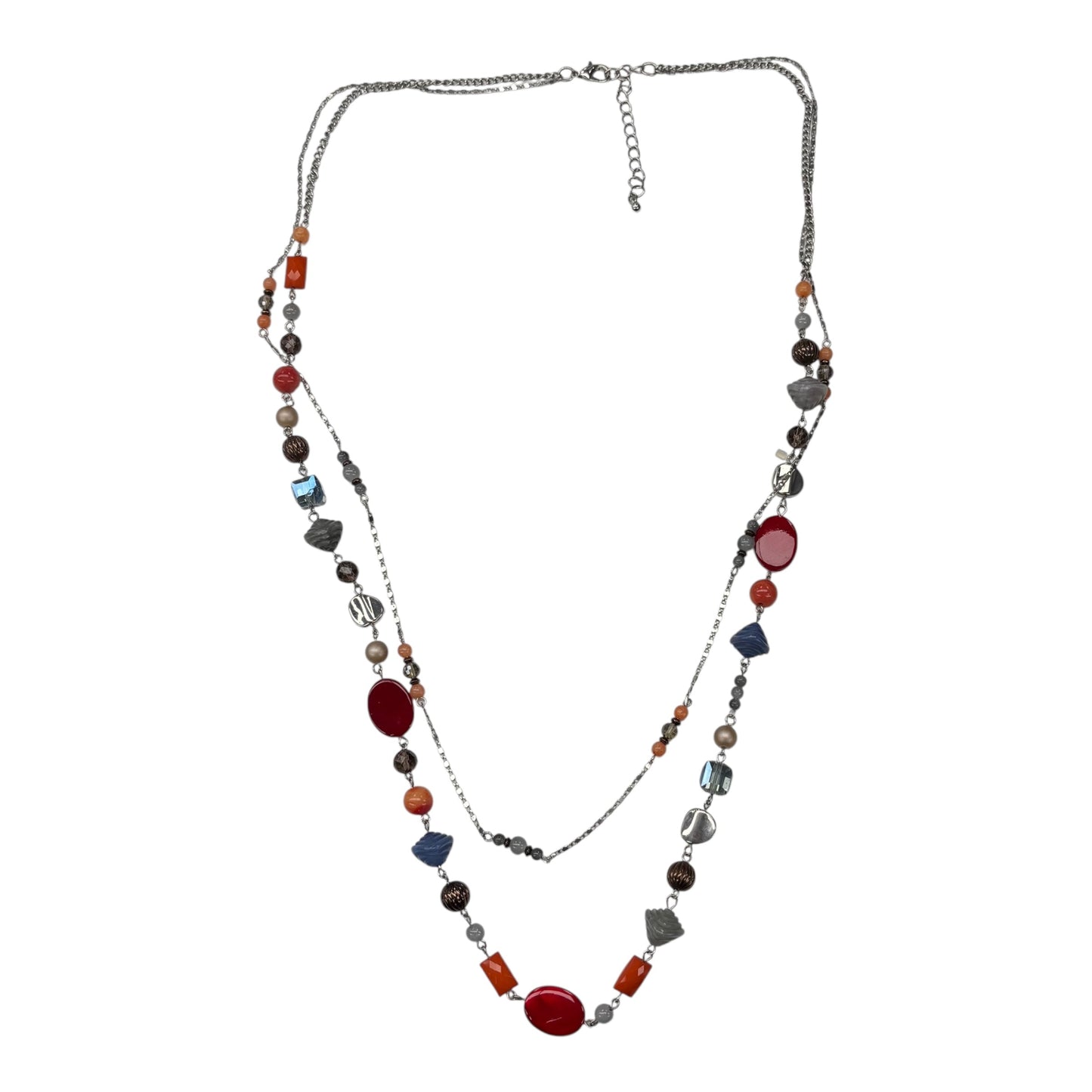 NECKLACE LAYERED by CLOTHES MENTOR in SILVER