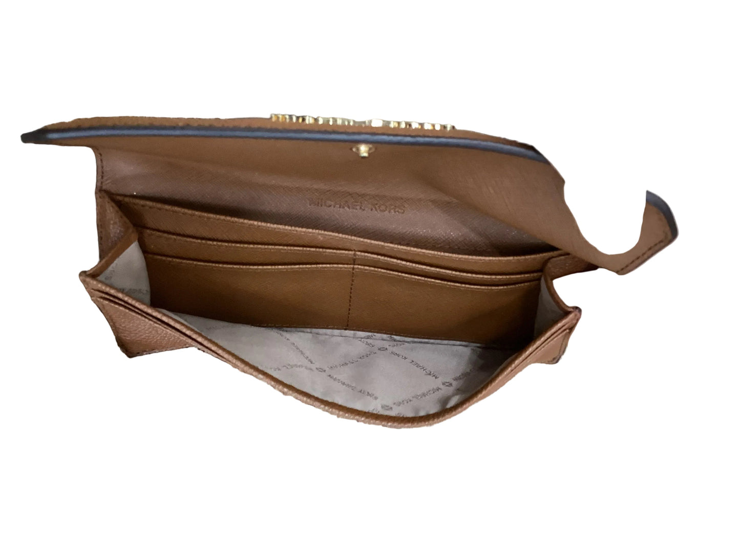 Wallet Designer By Michael Kors In Brown, Size:Medium