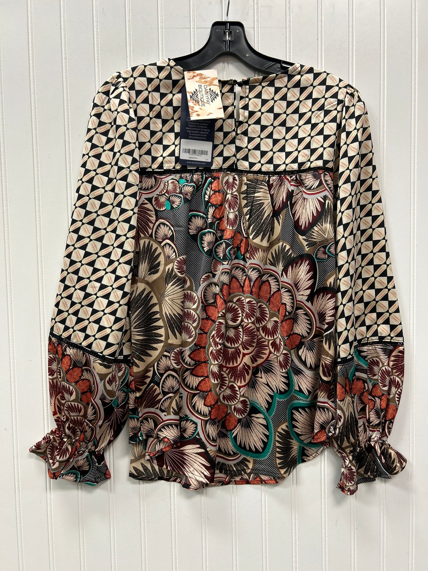 Blouse Ls By Cmc In Multi, Size:S