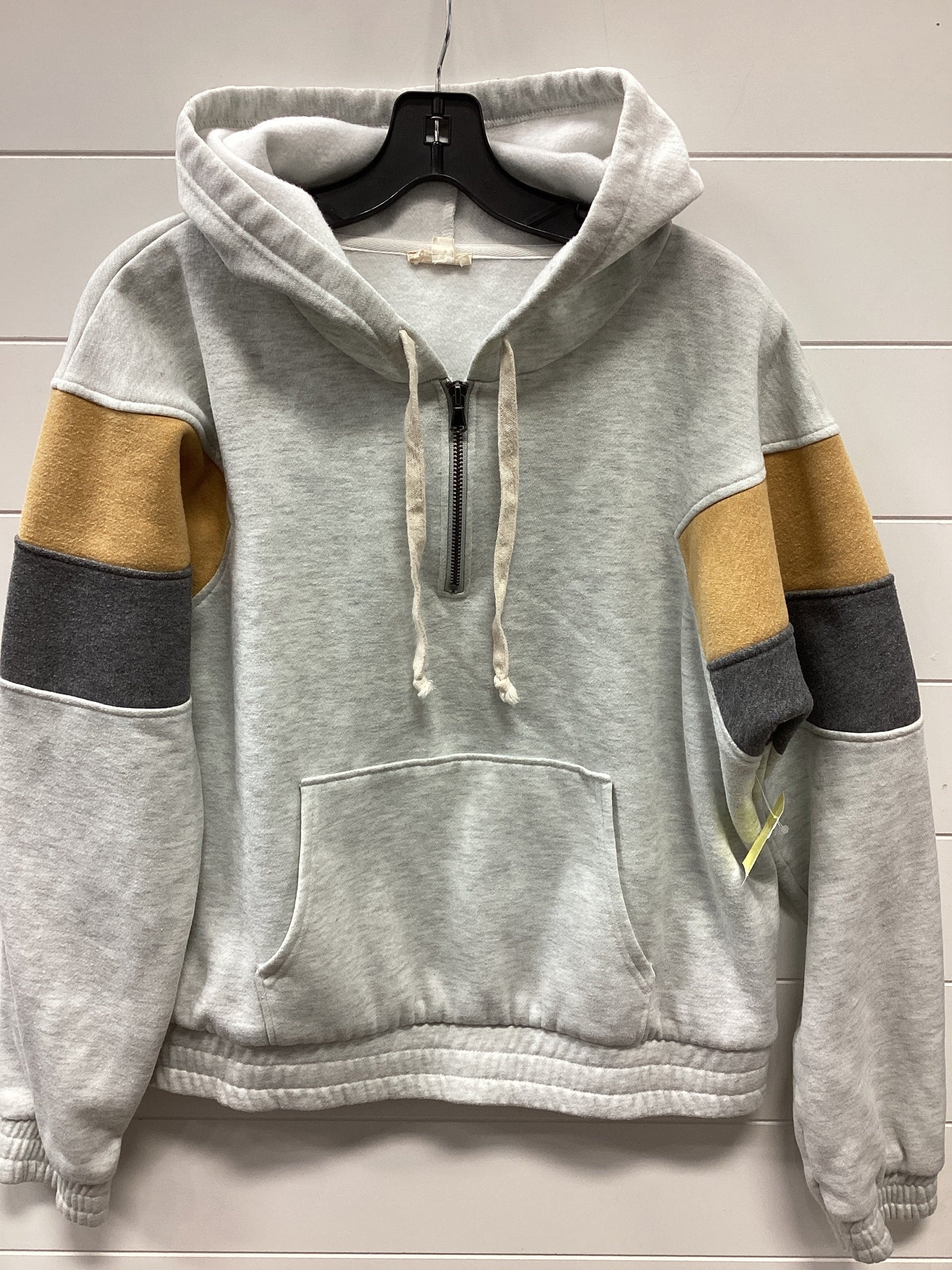 Sweatshirt Hoodie By Hem & Thread In Grey, Size:L