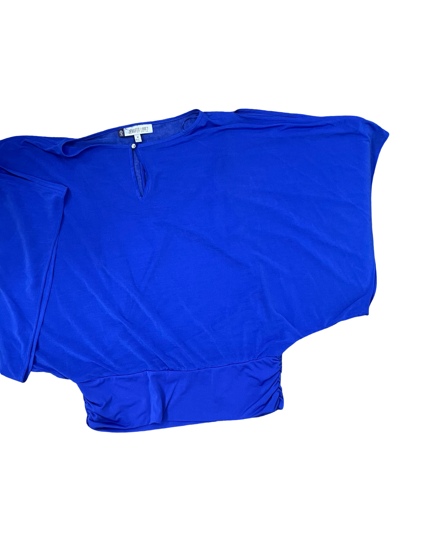 Top Ss By Jennifer Lopez In Blue, Size:M
