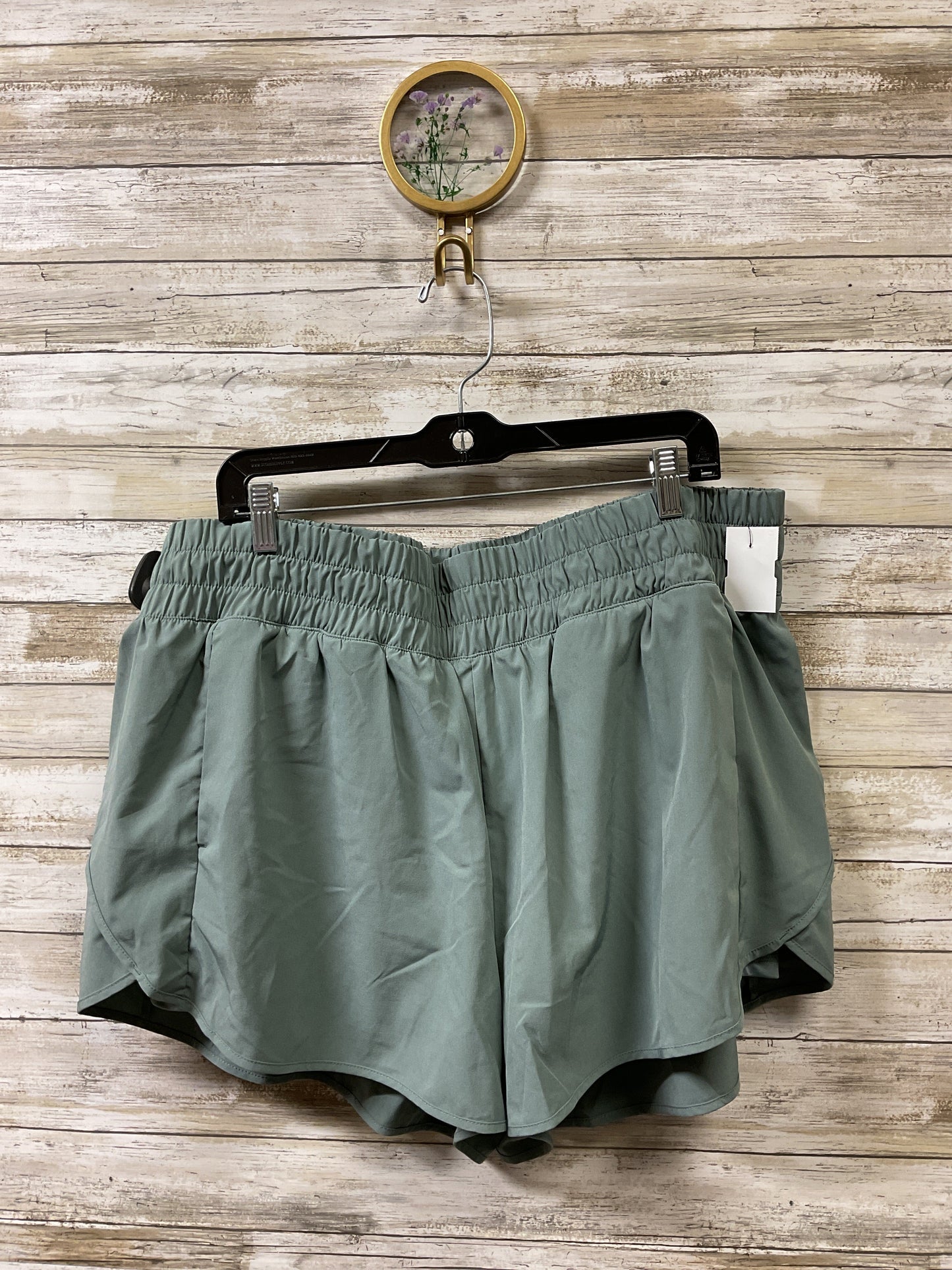 Athletic Shorts By Avia In Green, Size:3X