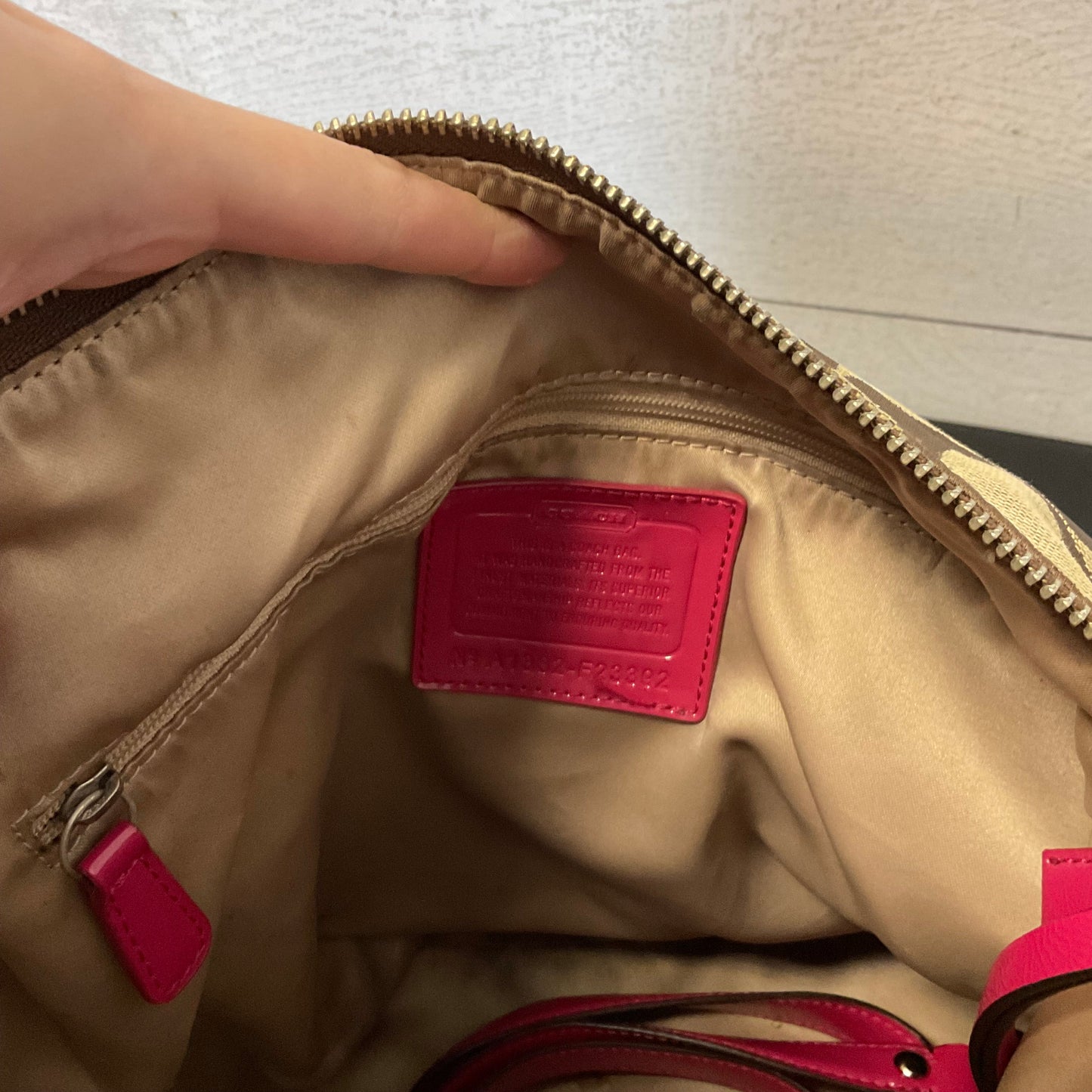 Crossbody Designer By Coach, Size: Medium