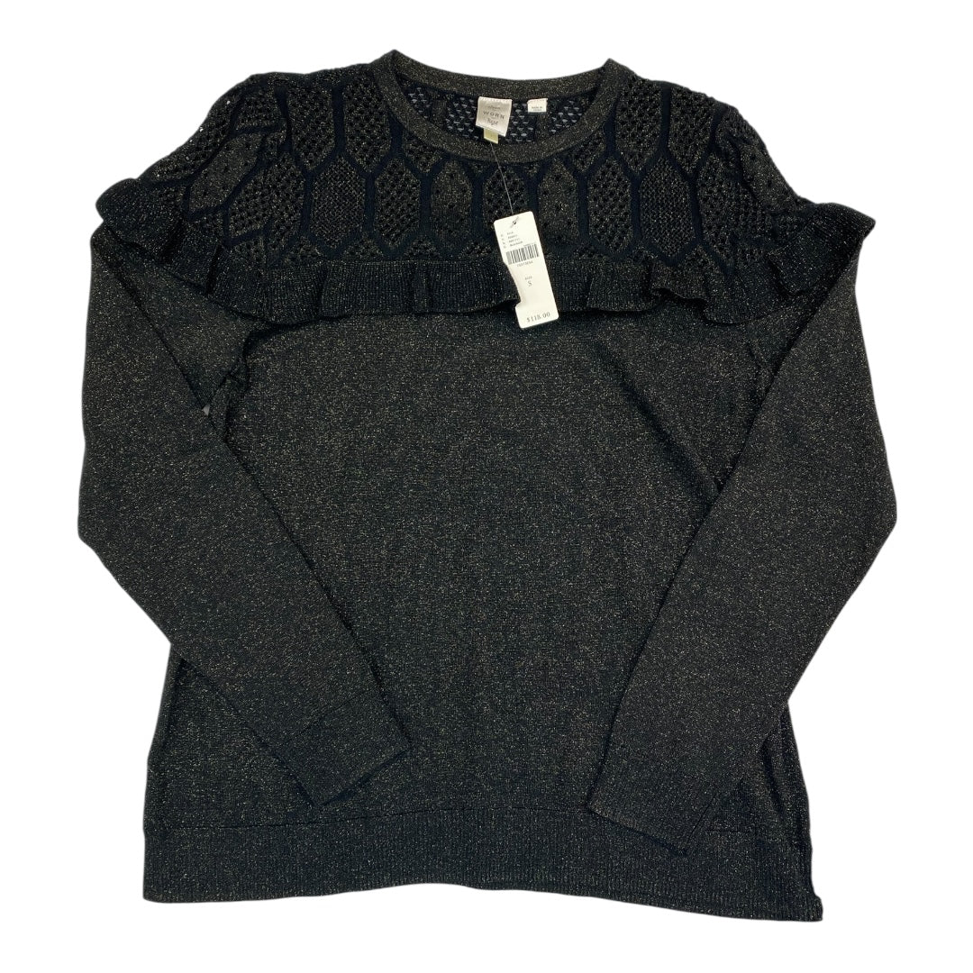 Sweater By Anthropologie In Black & Gold, Size:S