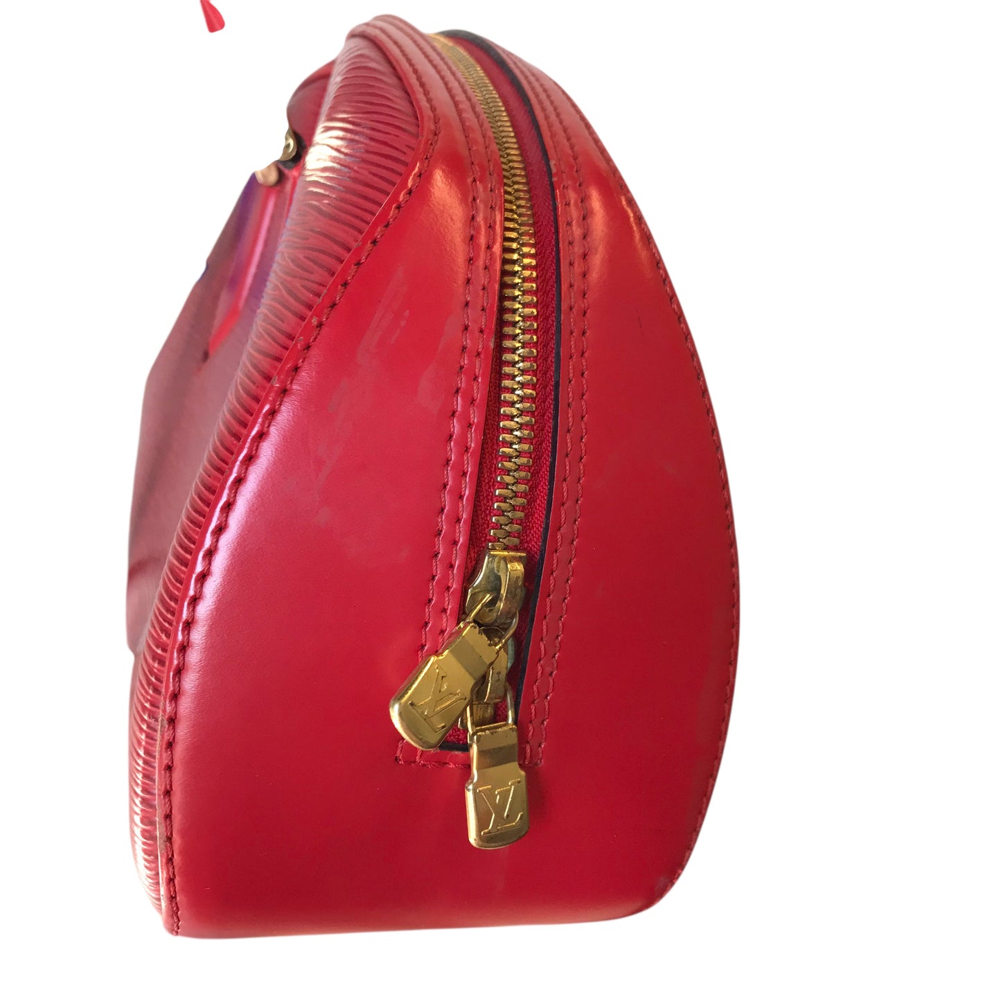 Handbag Luxury Designer By Louis Vuitton In Red, Size:Medium