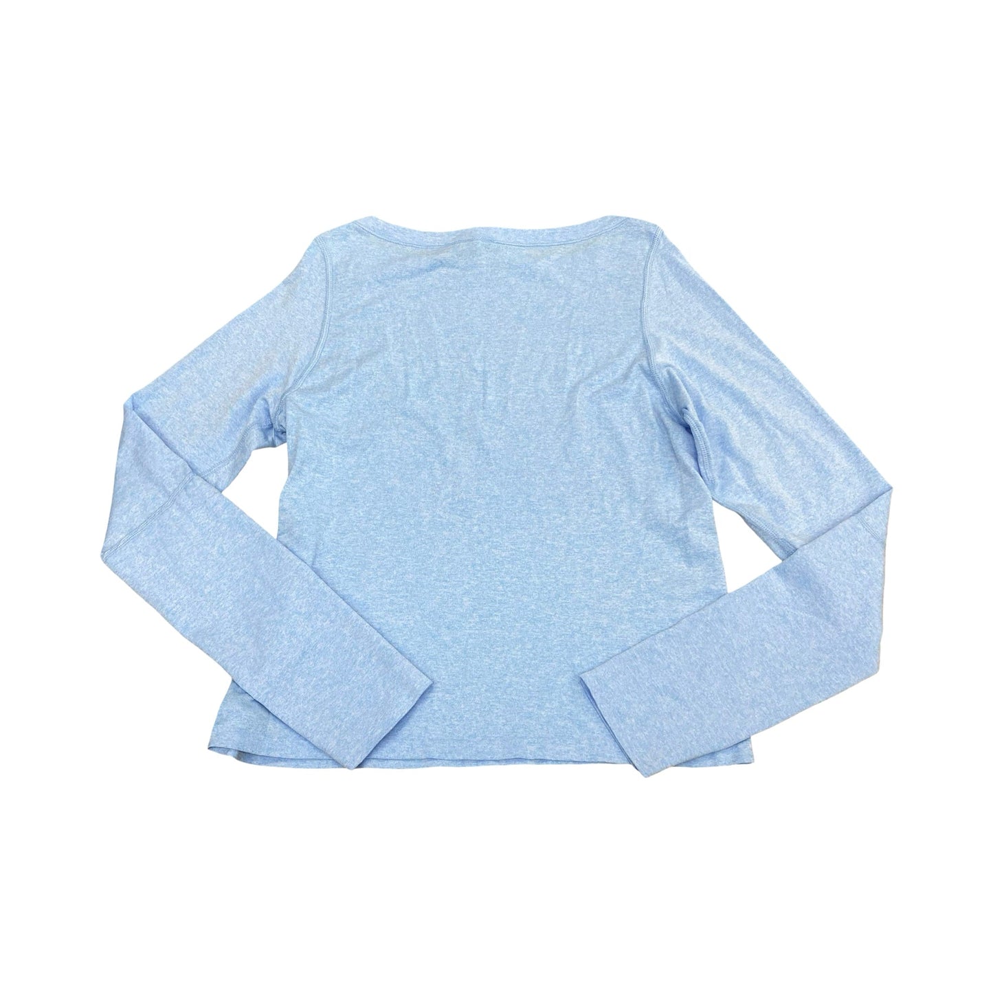 Athletic Top Ls Crewneck By Free People In Blue, Size:M