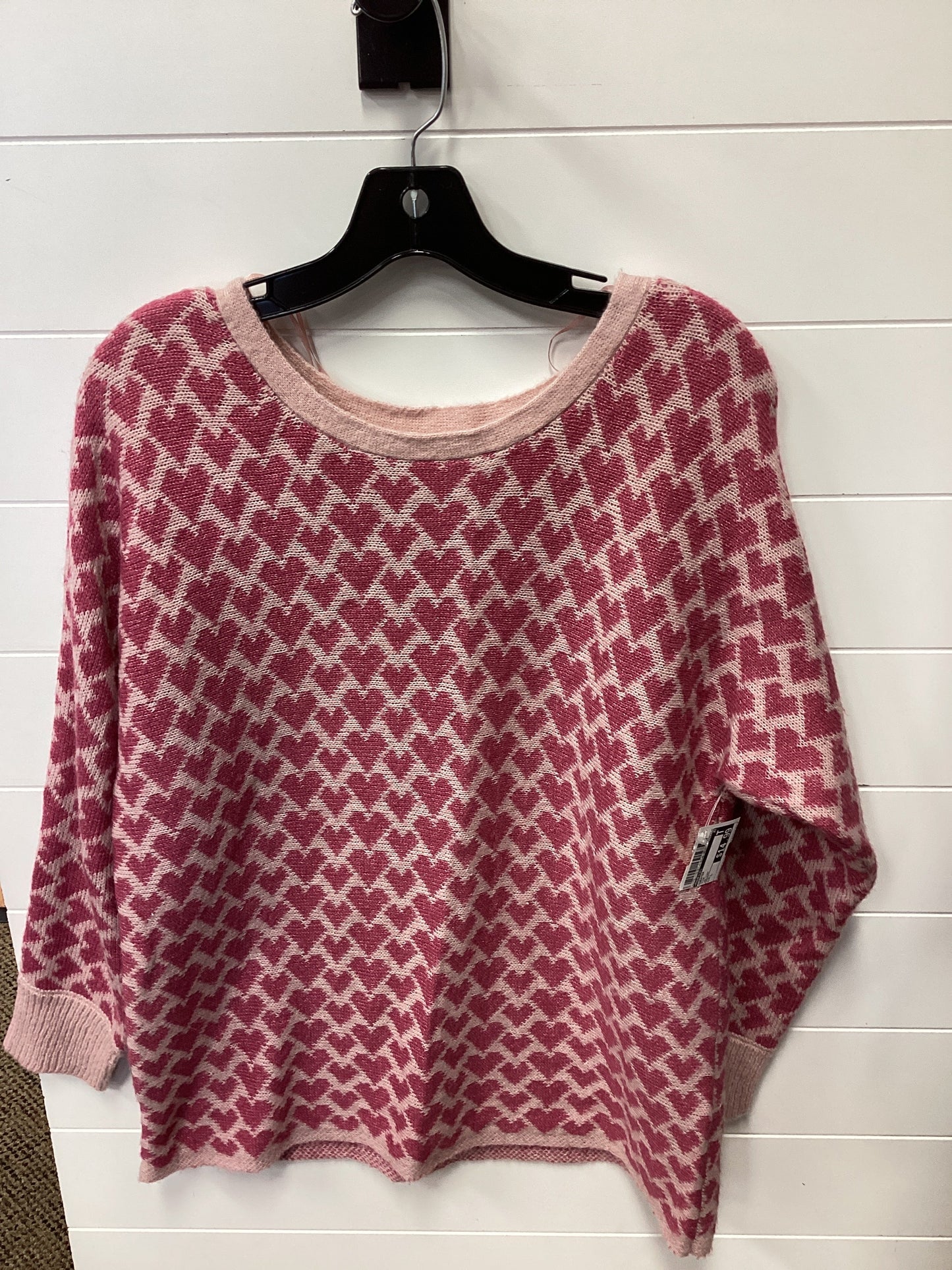 Sweater By Maurices In Pink, Size:L