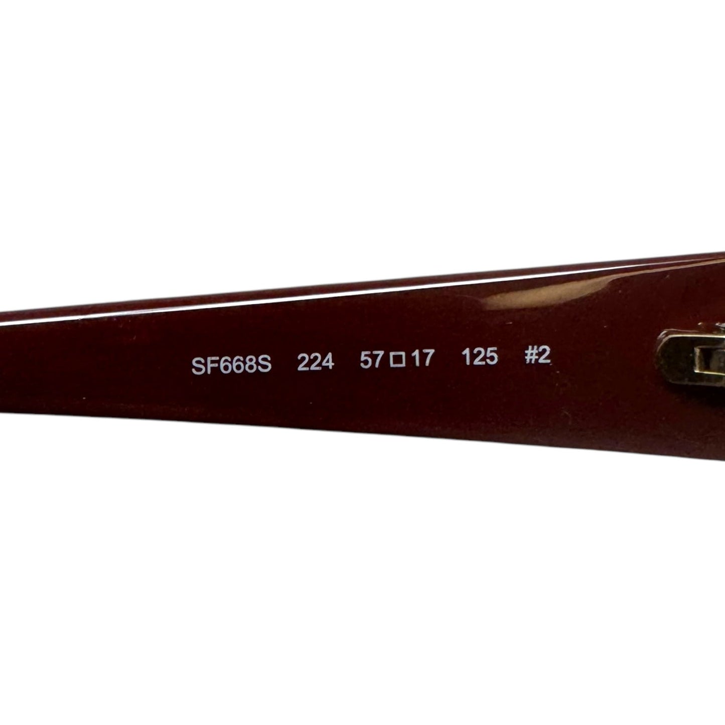 SF668S Oval Frame Sunglasses Designer By Ferragamo